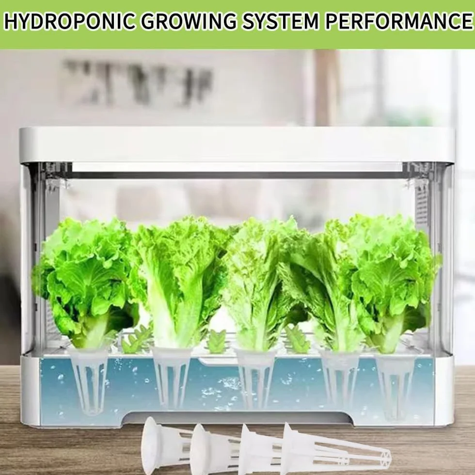 Zestaw 50 hydroponicznych systemów do uprawy, 25 gąbek do wzrostu, 25 sztuk koszy hydroponicznych, do systemów uprawy hydroponicznej, do hydroponiki, ogrodu