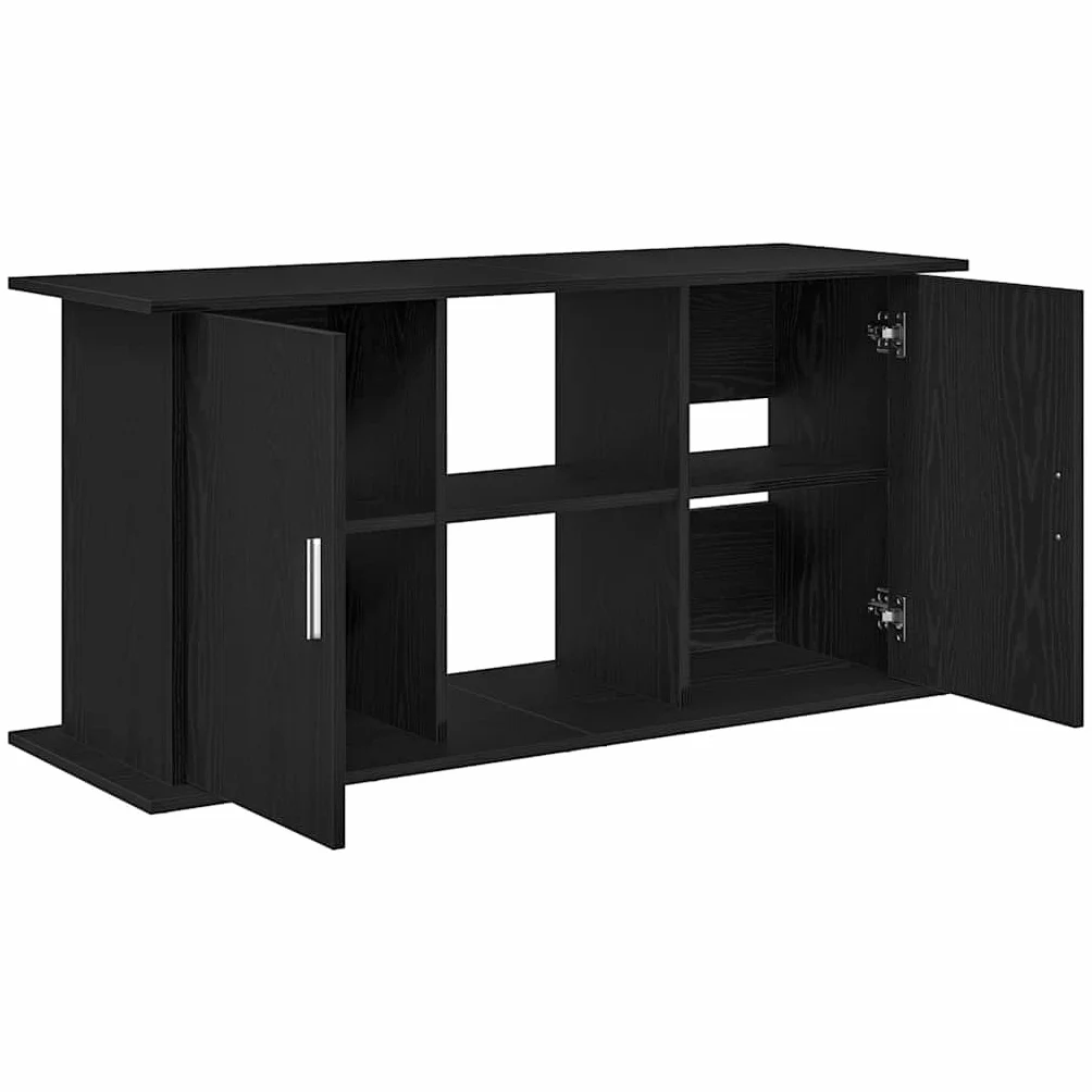 vidaXL Szafka pod akwarium czarny dąb 121x41x58 cm