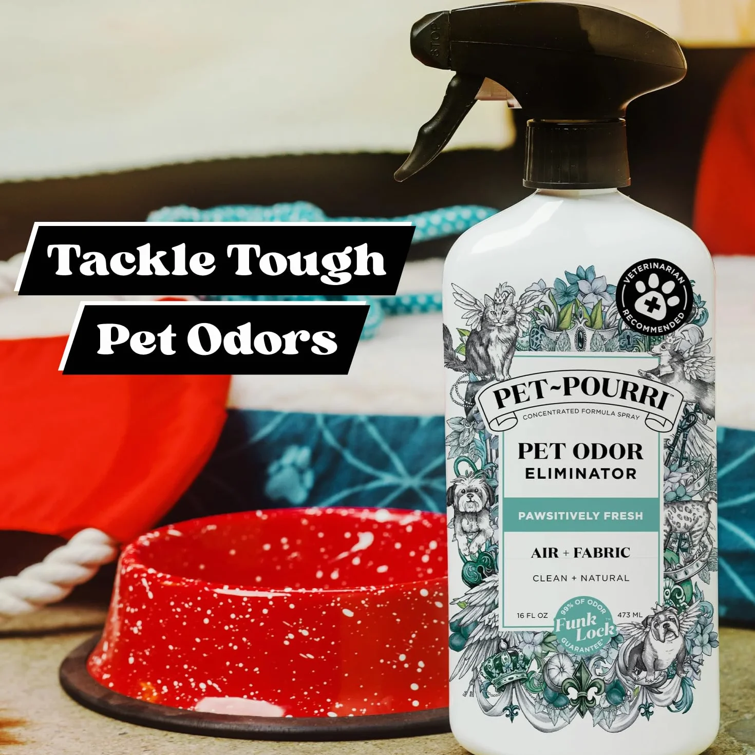 Pet-Pourri Pet Odor Pawsitively Fresh 473 ml