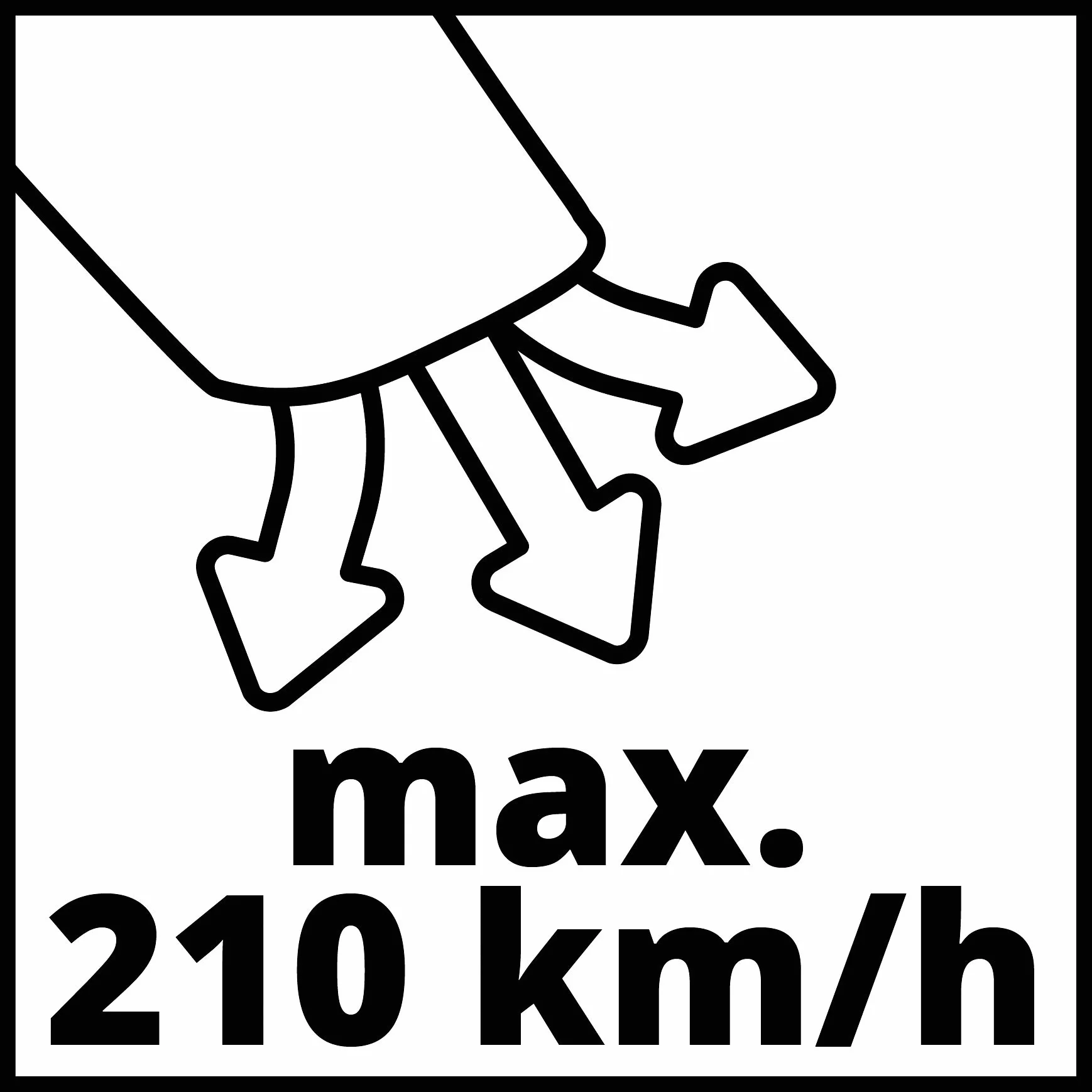 Einhell Akumulatorowa dmuchawa do liści GC-CL 18 Li E-Solo Power X-Change (Li-ion, 18 V, prędkość nadmuchu 210 km/h, uchwyt Softgrip, elektroniczna regulacja prędkości, bez akumulatora i ładowarki)