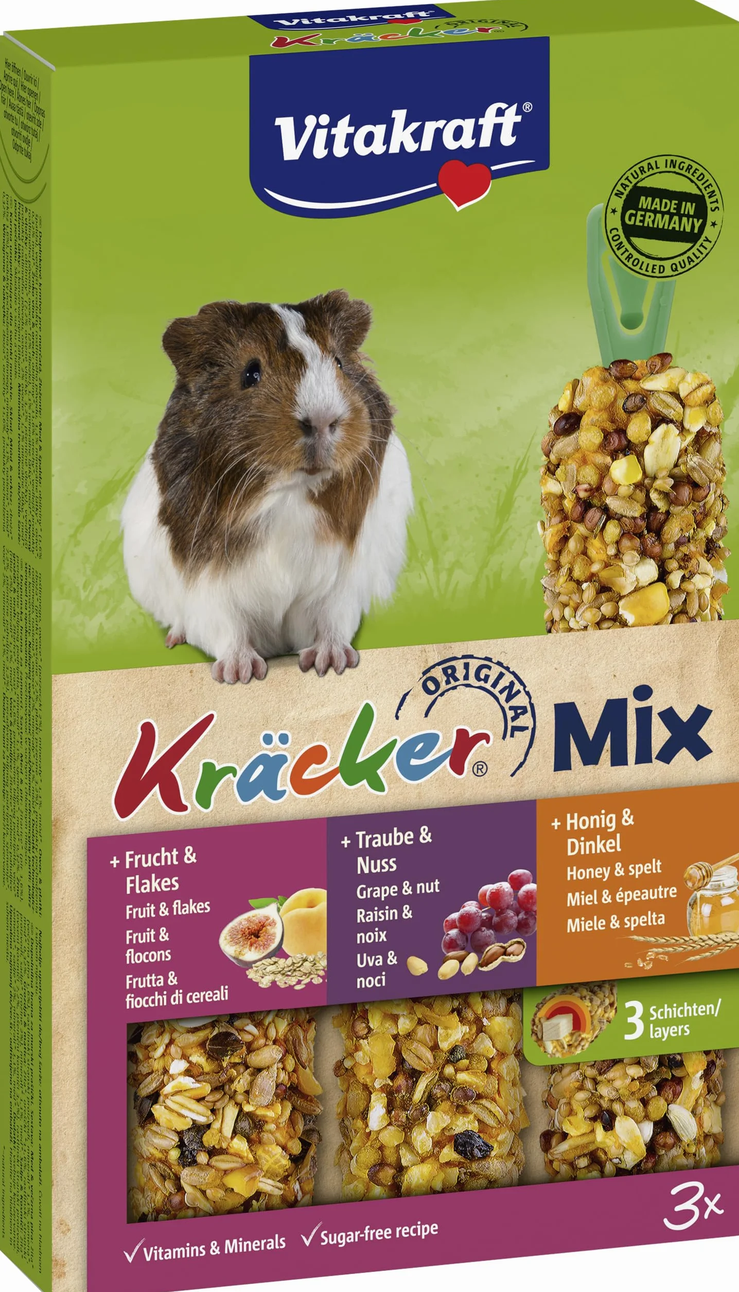 Kräcker Trio Honig Nuss Frucht 1x3er