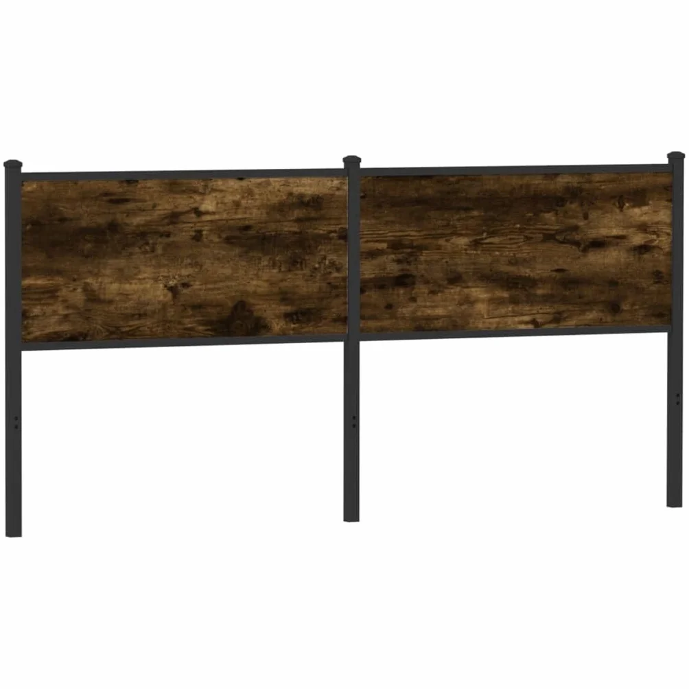 vidaXL Wezgłowie łóżka, przydymiony dąb, 160 cm