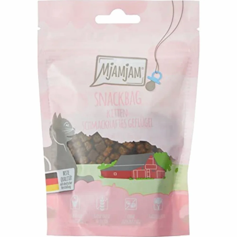 MjAMjAM przekąska dla kota Snackbag Kitten drób 125g