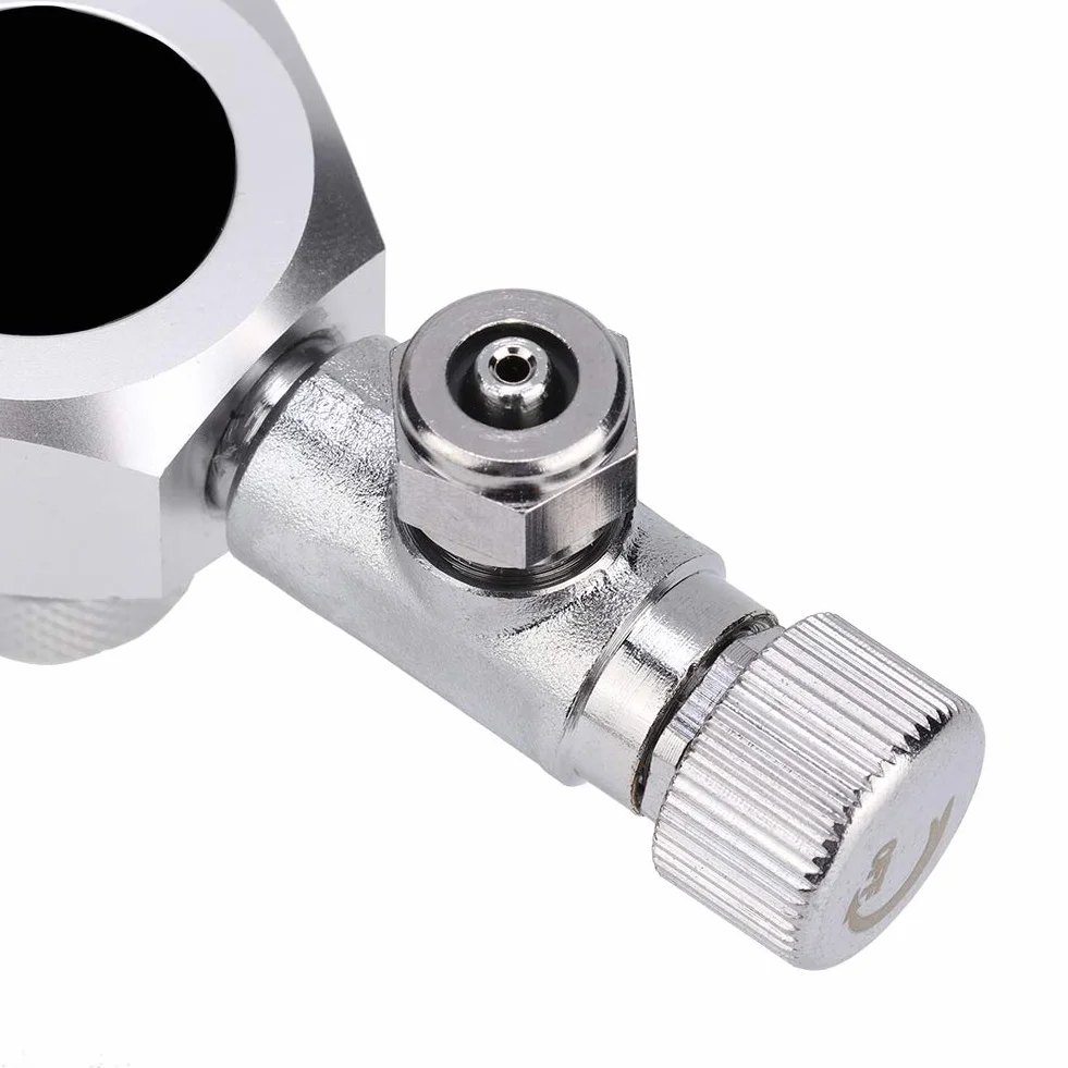 Zerodis Rozdzielacz CO2 Do Akwarium 2-Drogowy Precyzyjny Zawór Iglicowy Magnetyczny Regulator Stop Aluminium Stal Nierdzewna