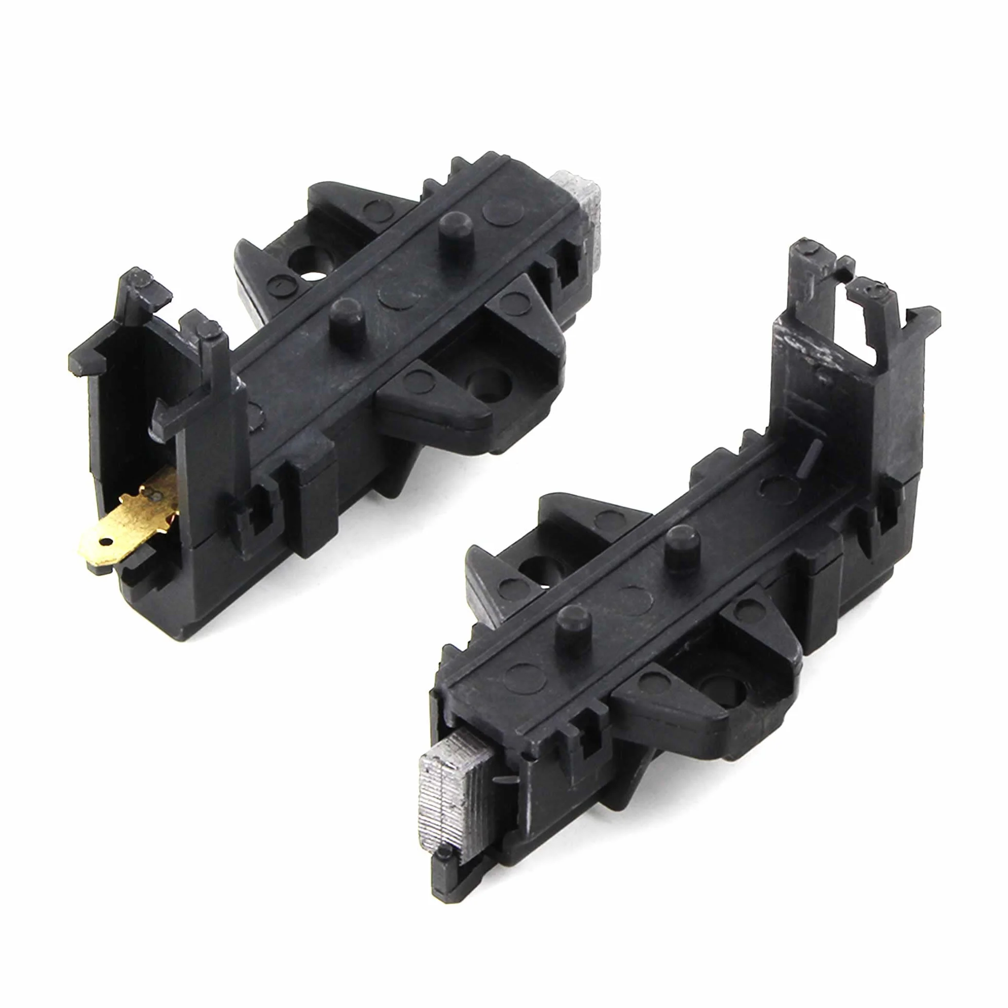 DL-pro 2 x szczotki węglowe z uchwytem do AEG Electrolux 4055050480 4055048 Schunk szczotki do silnika węglowego, styki szlifierskie, szczotki silnikowe, szczotki węglowe, szczotki do silnika Welling, do pralki Lavamat
