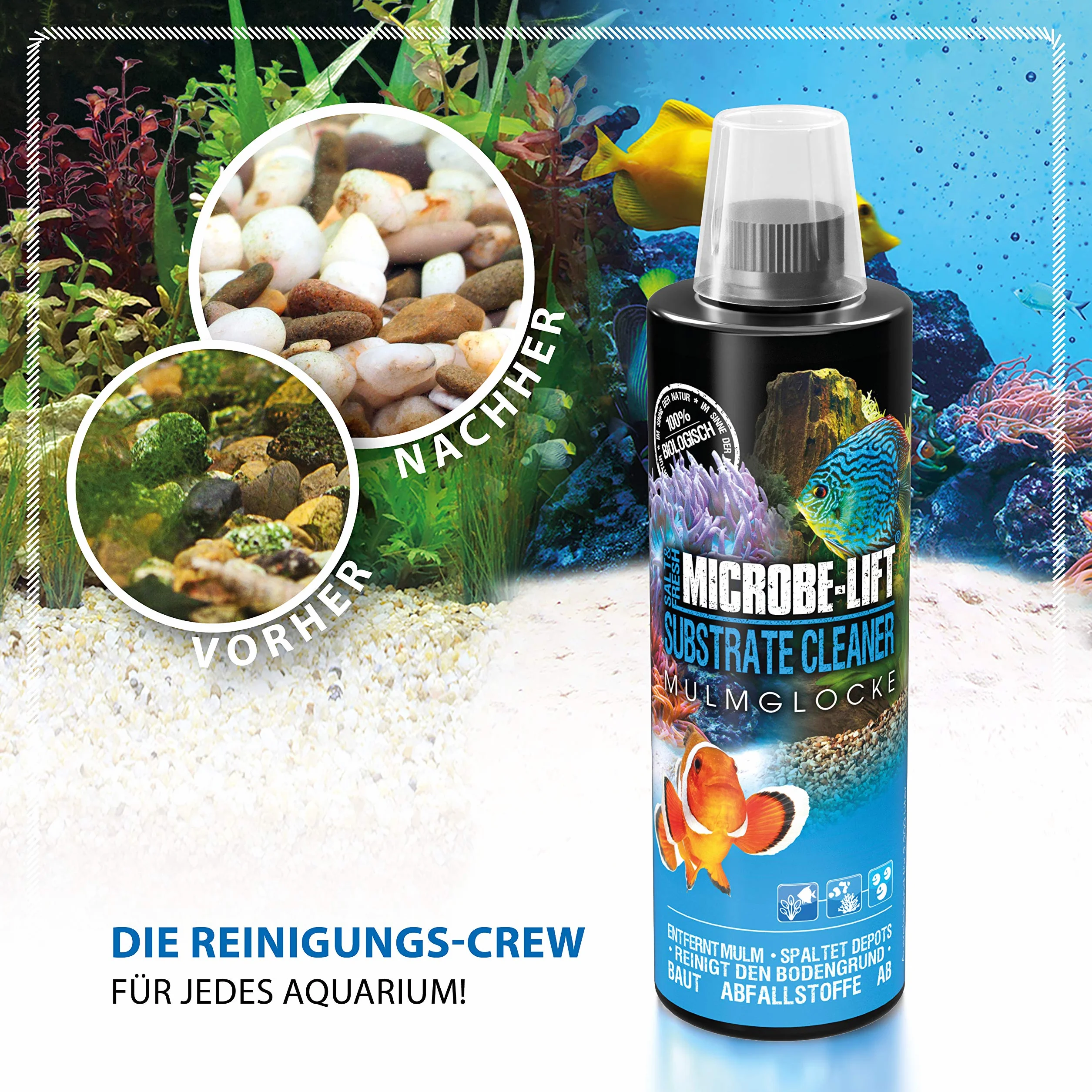 MICROBE-LIFT Substrate Cleaner 118 ml bakterie do akwarium słodkiej i morskiej
