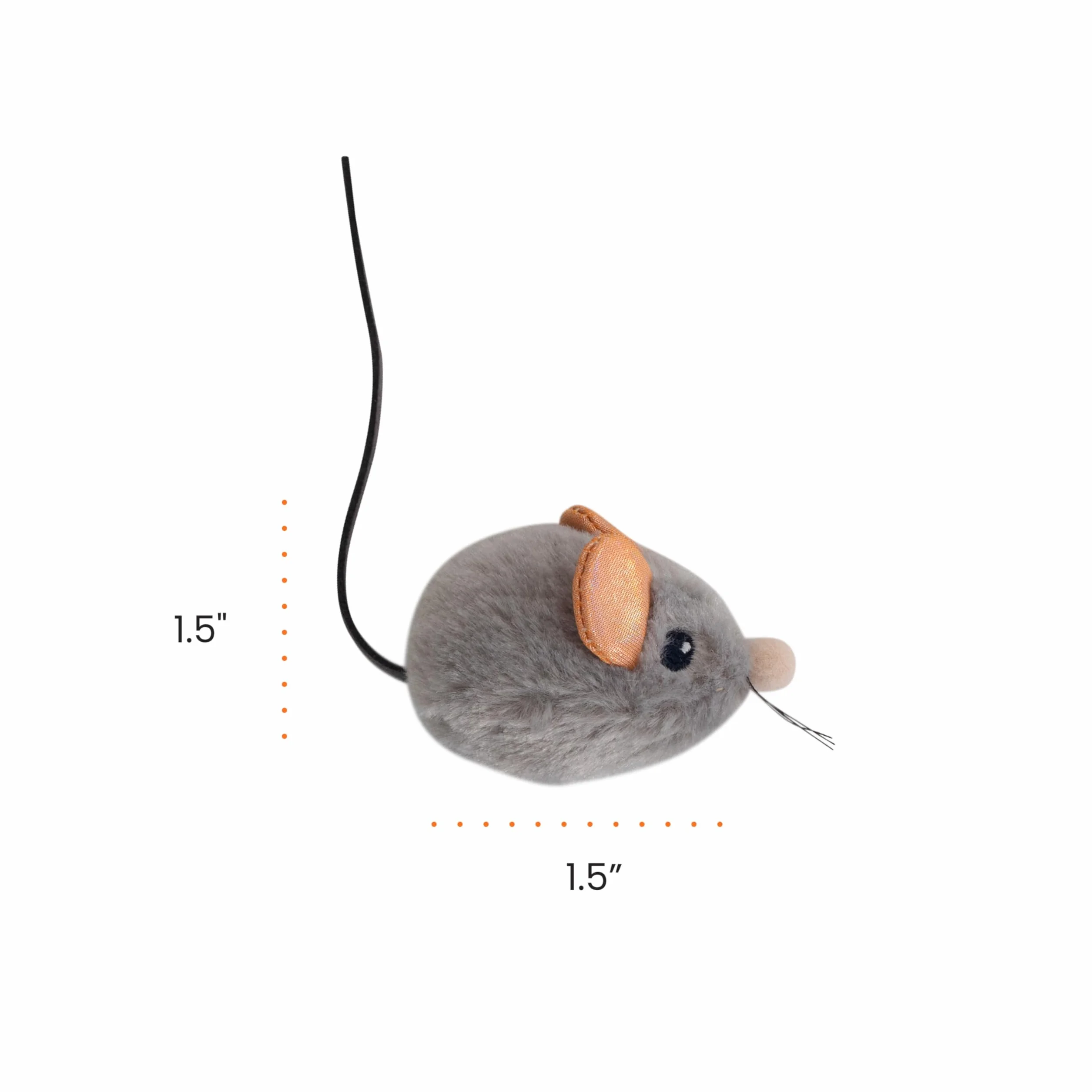 Petstages Squeak Squeak Mouse - Zabawka dla kotów - mysz - pluszowa - z kocimiętką