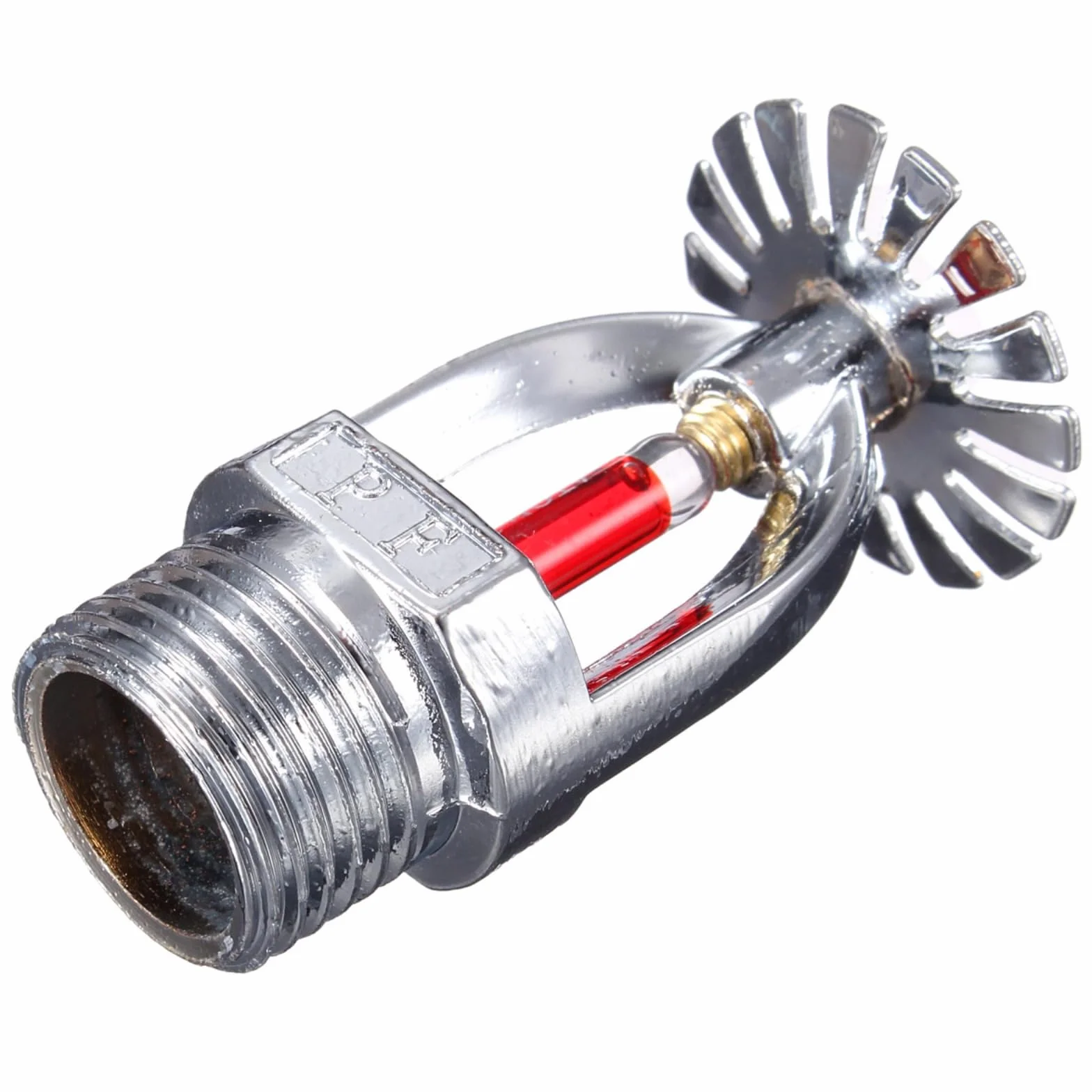 2 szt. Głowica zraszacza pożarowego - 1/5.1 cm NPT, 68.3 °C (68°C) wisiorek, miedź chrom, szybka reakcja K80 do fabryki, centrum handlowego, magazynu