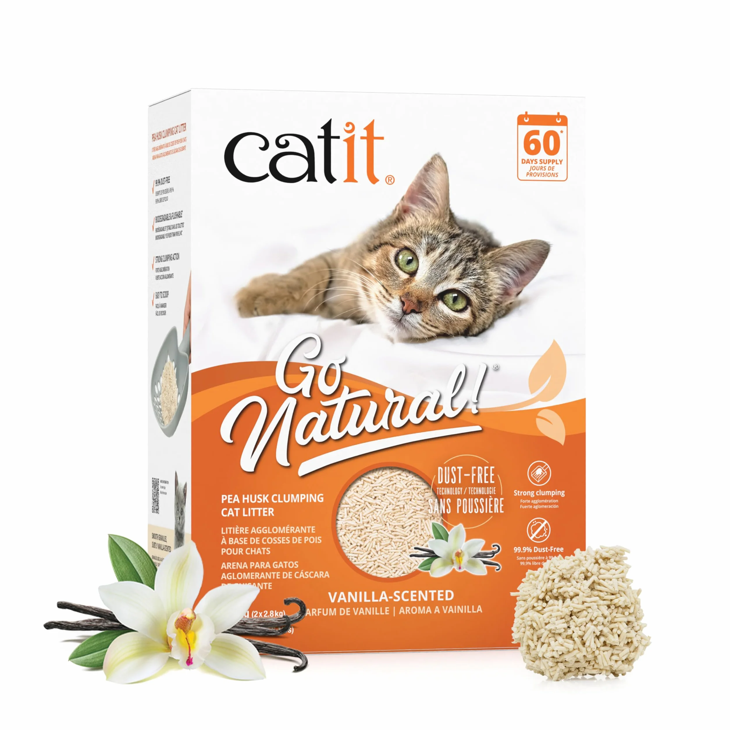 Catit Go Natural! Żwirek, 2 x 2,8kg