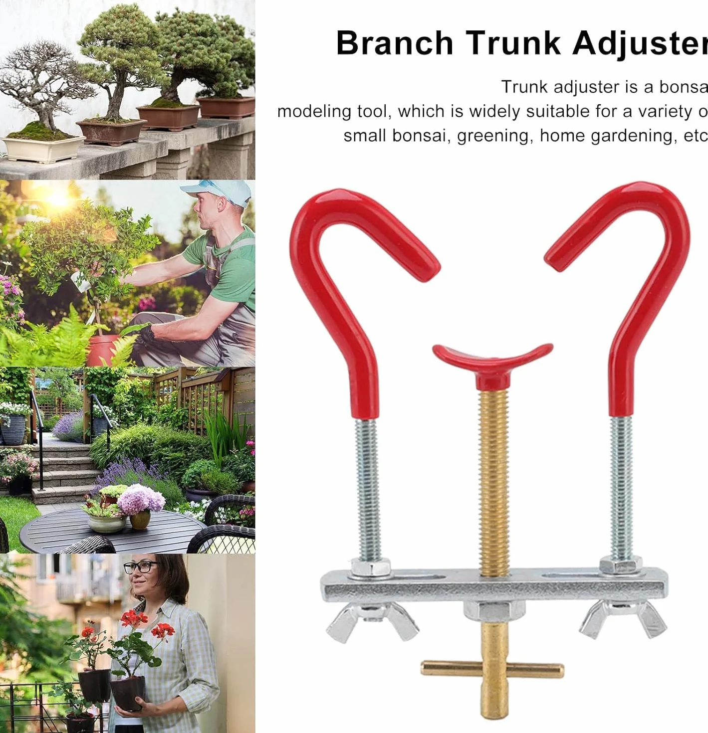 Bonsai Branch Bender Bonsai Twig Trunk Adjuster Branch Modulator Trunk Adjuster Pruner Ogrodnictwo Narzędzie do gięcia drzew Gałęzi Stal Węglowa