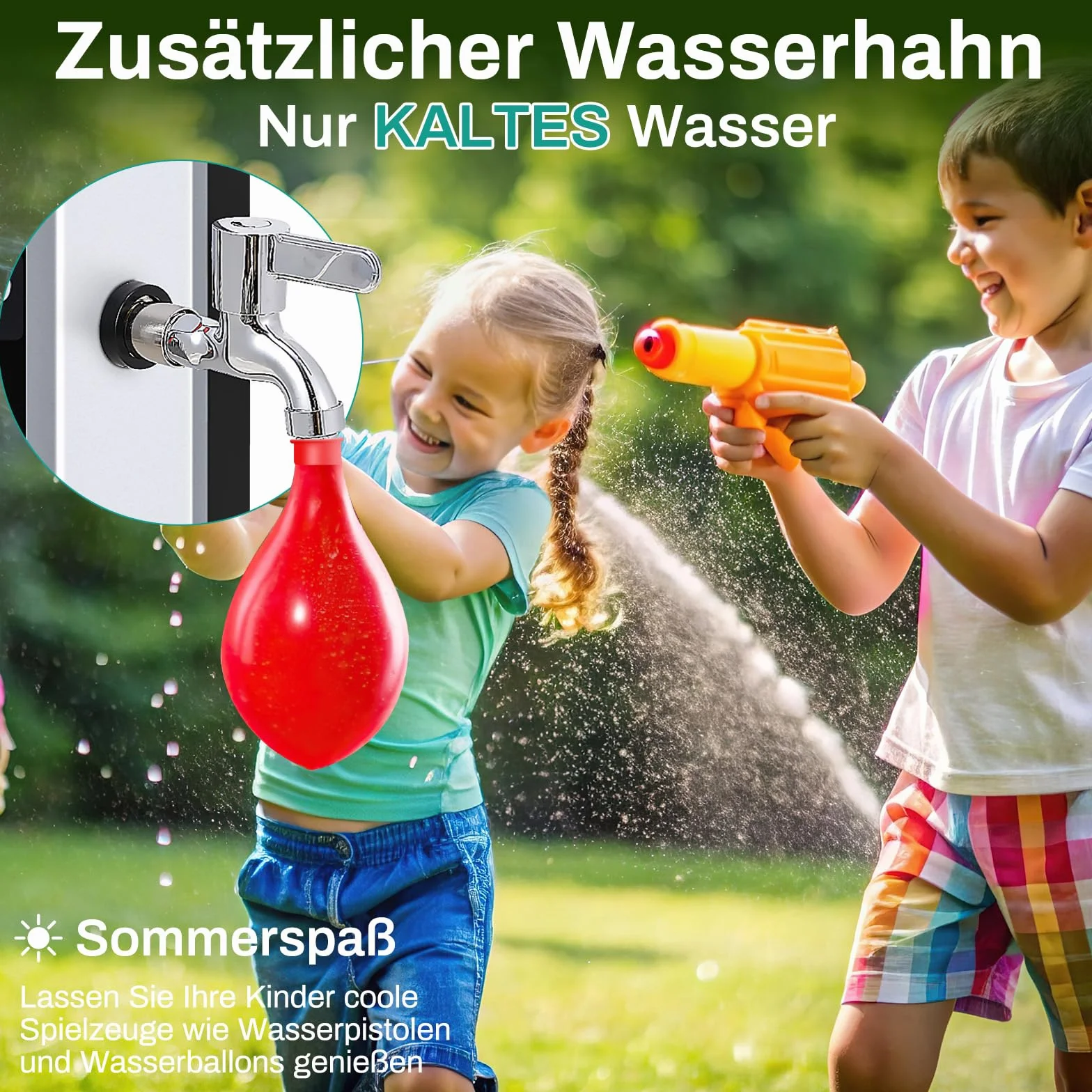 Prysznic solarny 40 l, prysznic ogrodowy, ciepła woda do 60°C, z deszczownicą, kranem, skrzynką na mydło i pokrowcem ochronnym, prysznic basenowy, na kemping, do ogrodu, na balkon i basen, bez