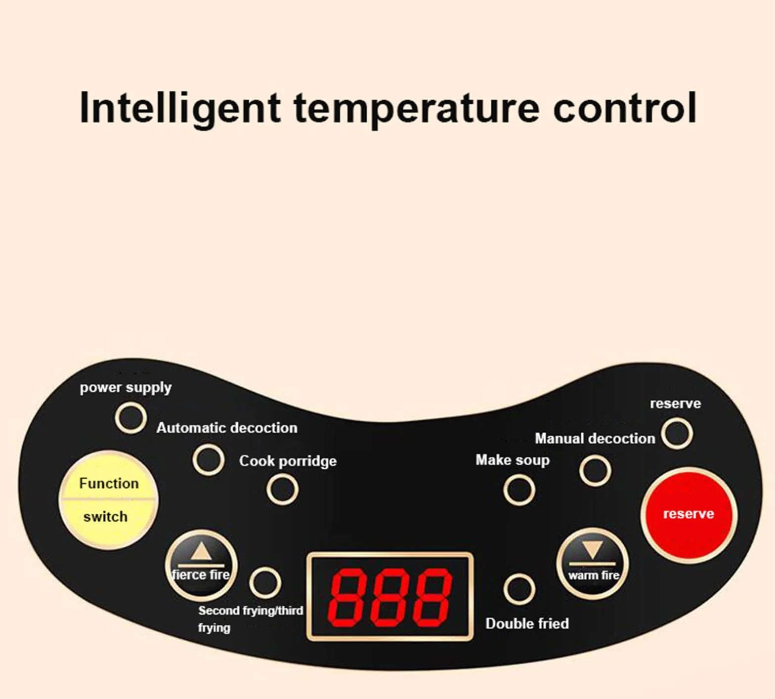 Multifunktal Electric Ceic Pot, Auto Temp Control do zup i herbaty ziołowej, Zdrowe gotowanie parowe, Nonstick Inner Pot, Easy Clean Home Kitchen Appliance