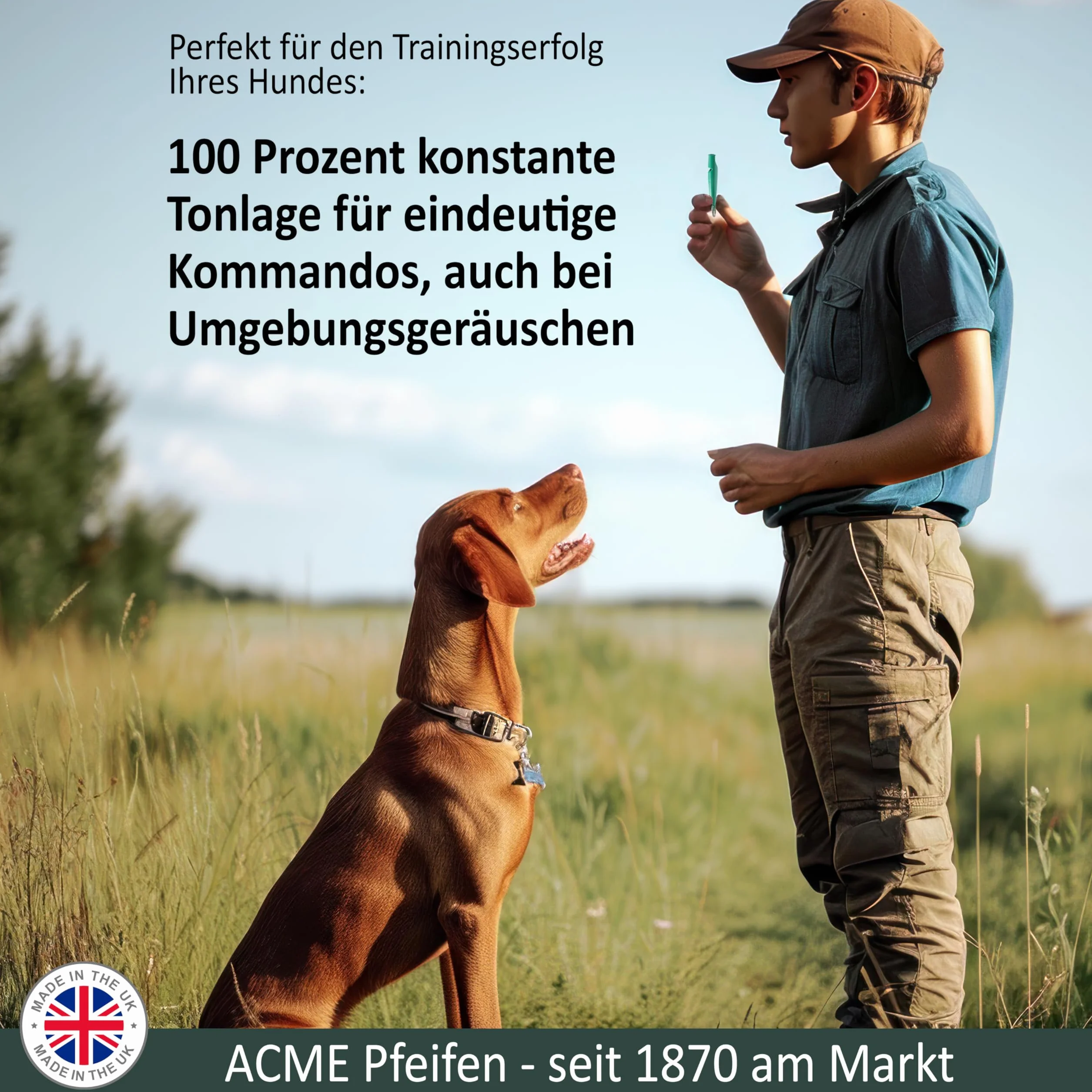 ACME Fajka dla psa nr 211,5 z tasiemką do gwizdka 2 szt. Black + Baltic Blue