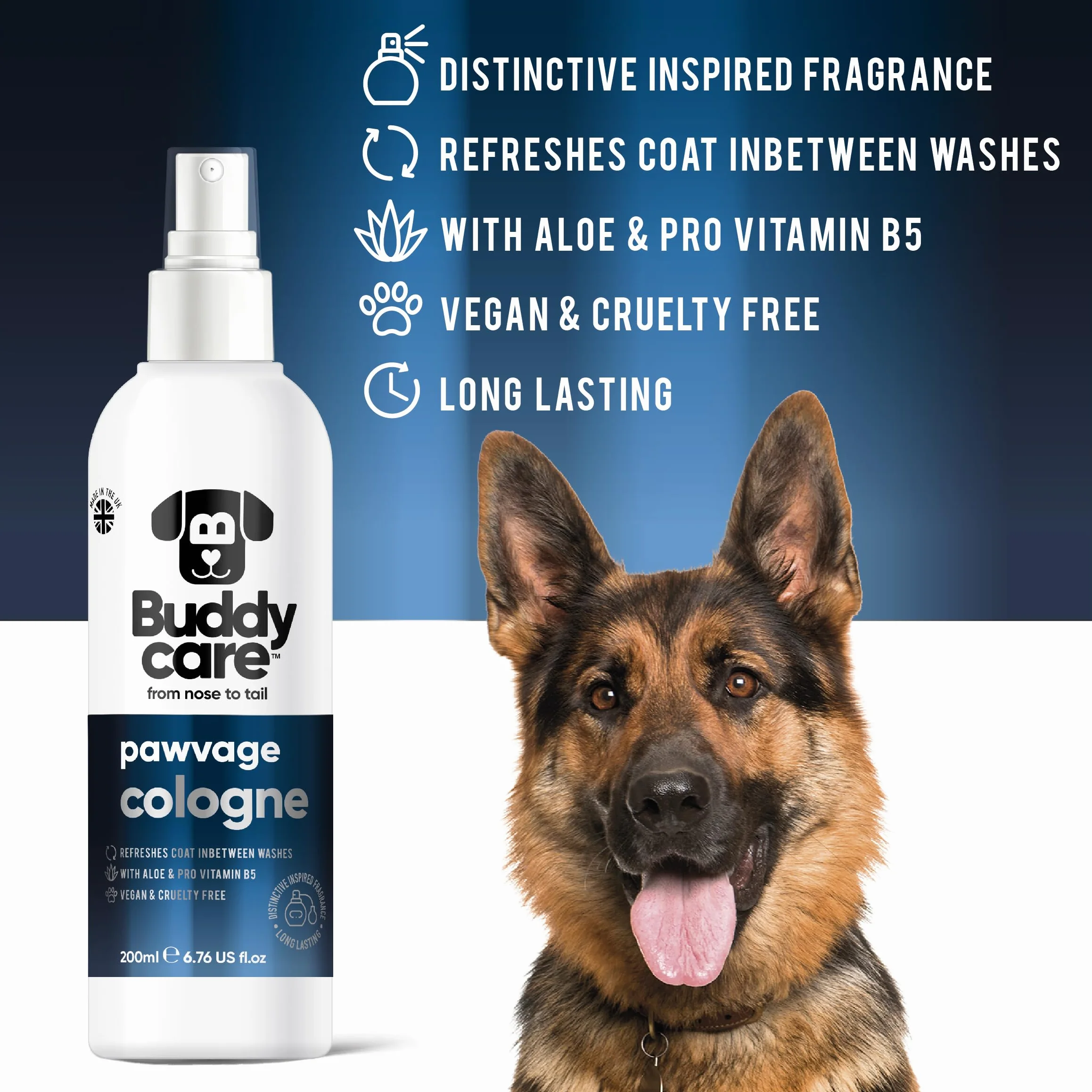 Buddycare Pawvage woda kolońska dla psów 200 ml
