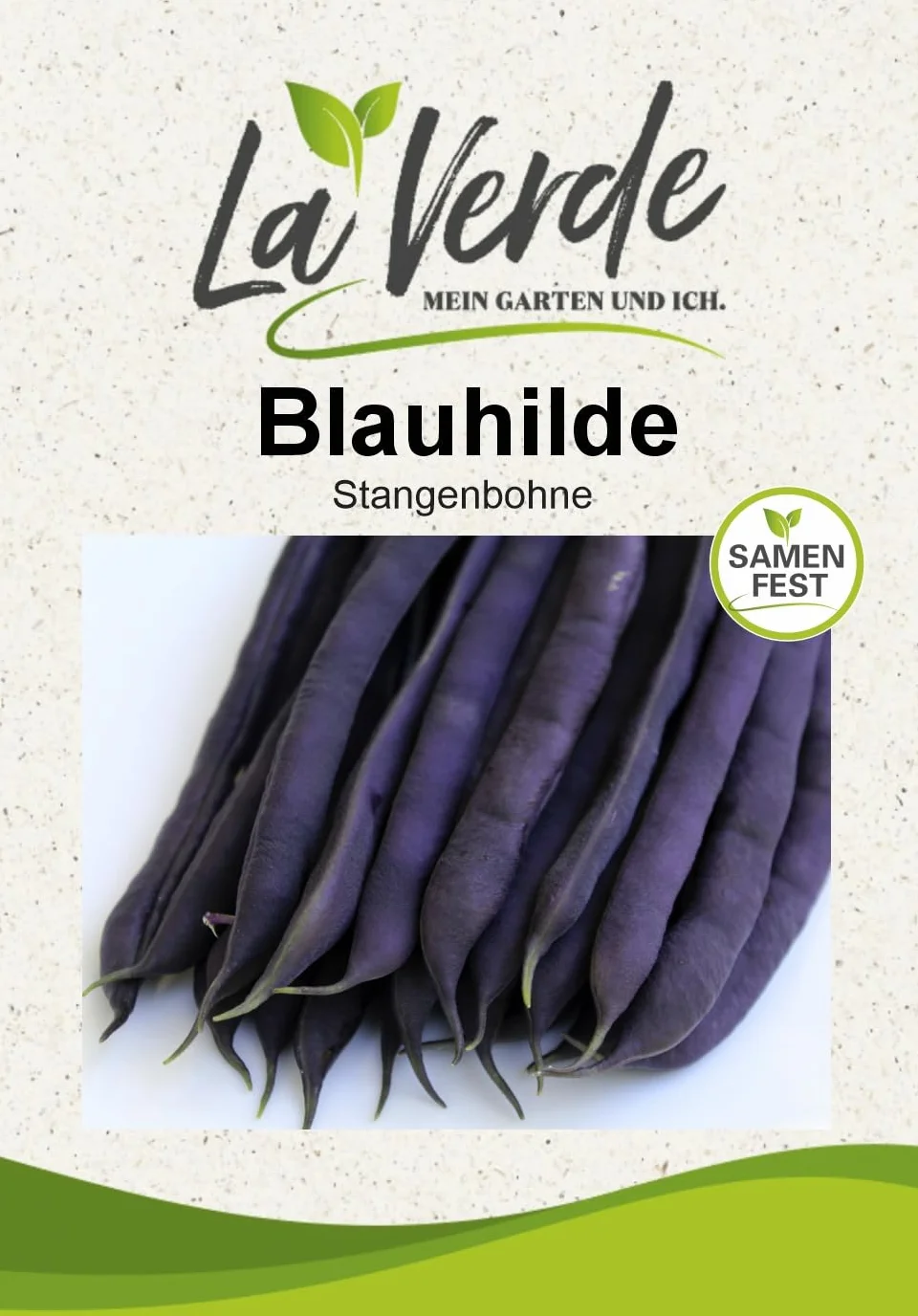 Nasiona Fasoli Sztyftowej Blauhilde od La Verde MEIN GARTEN UND ICH