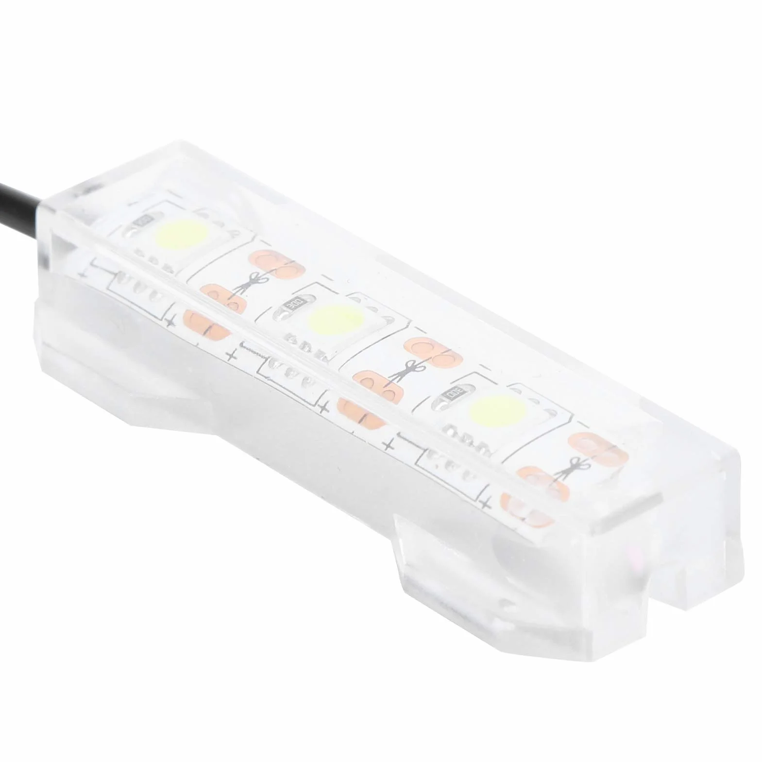 Oświetlenie LED Akwarium Małe Roślina Wodna Światło Pulpit Mini Dekoracja Miękka Lampa