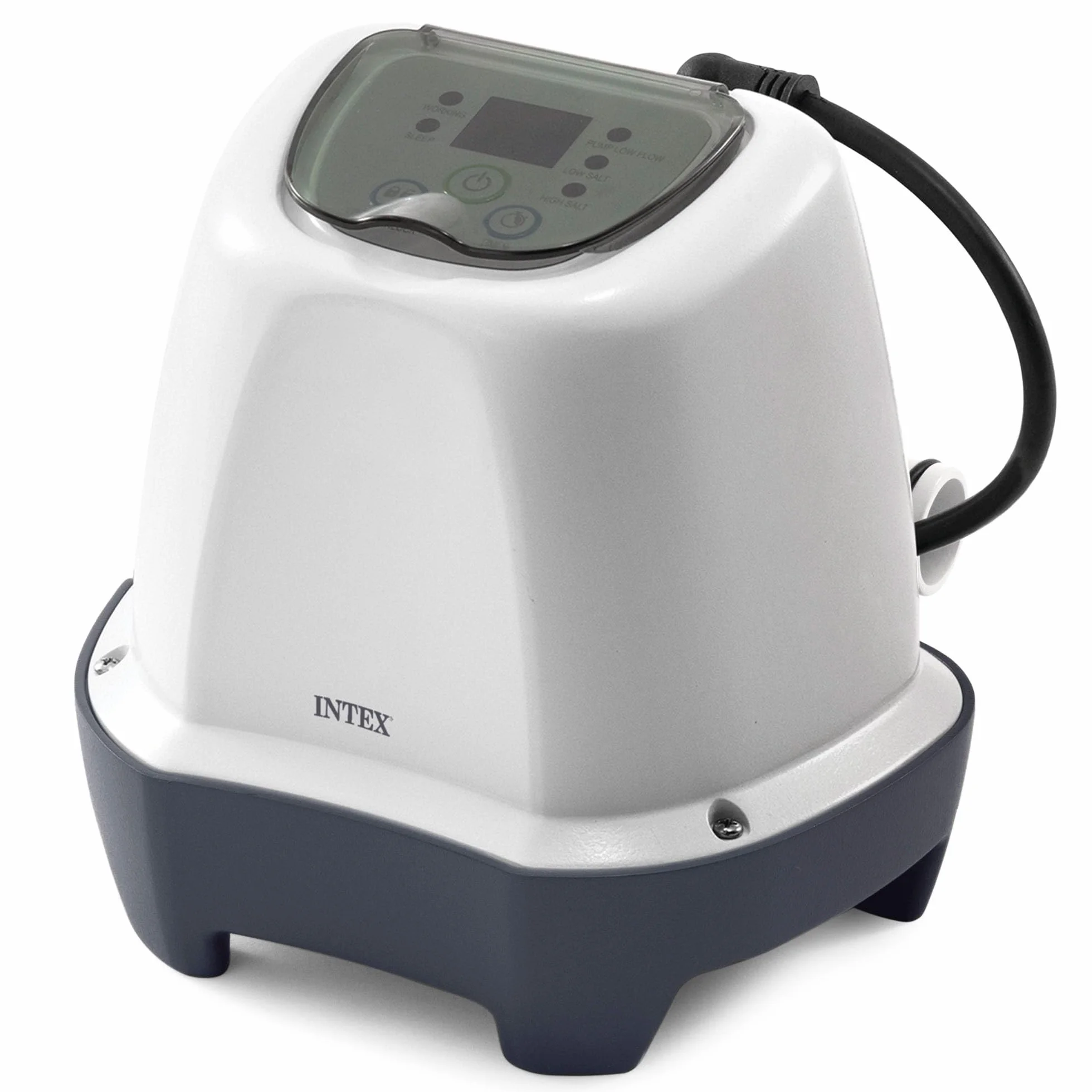 Intex 55250 - Chlorator soli fizjologicznej, zdejmowany system chlorowania soli fizjologicznej, produkcja naturalnego chloru, ekonomiczny i zdrowy system