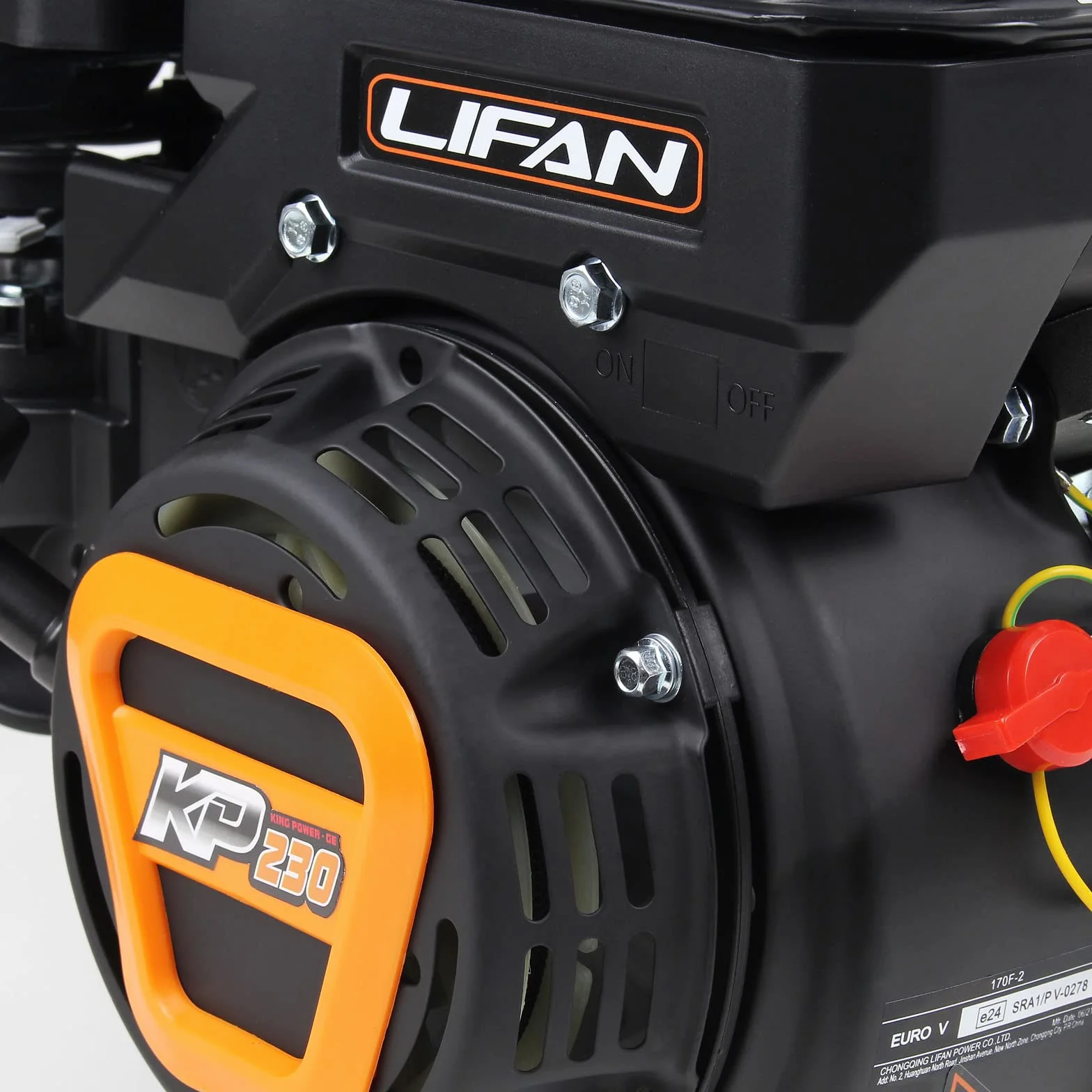 LIFAN KP230 20mm Silnik benzynowy 6,5KM 1-cylindrowy do zagęszczarek i maszyn budowlanych