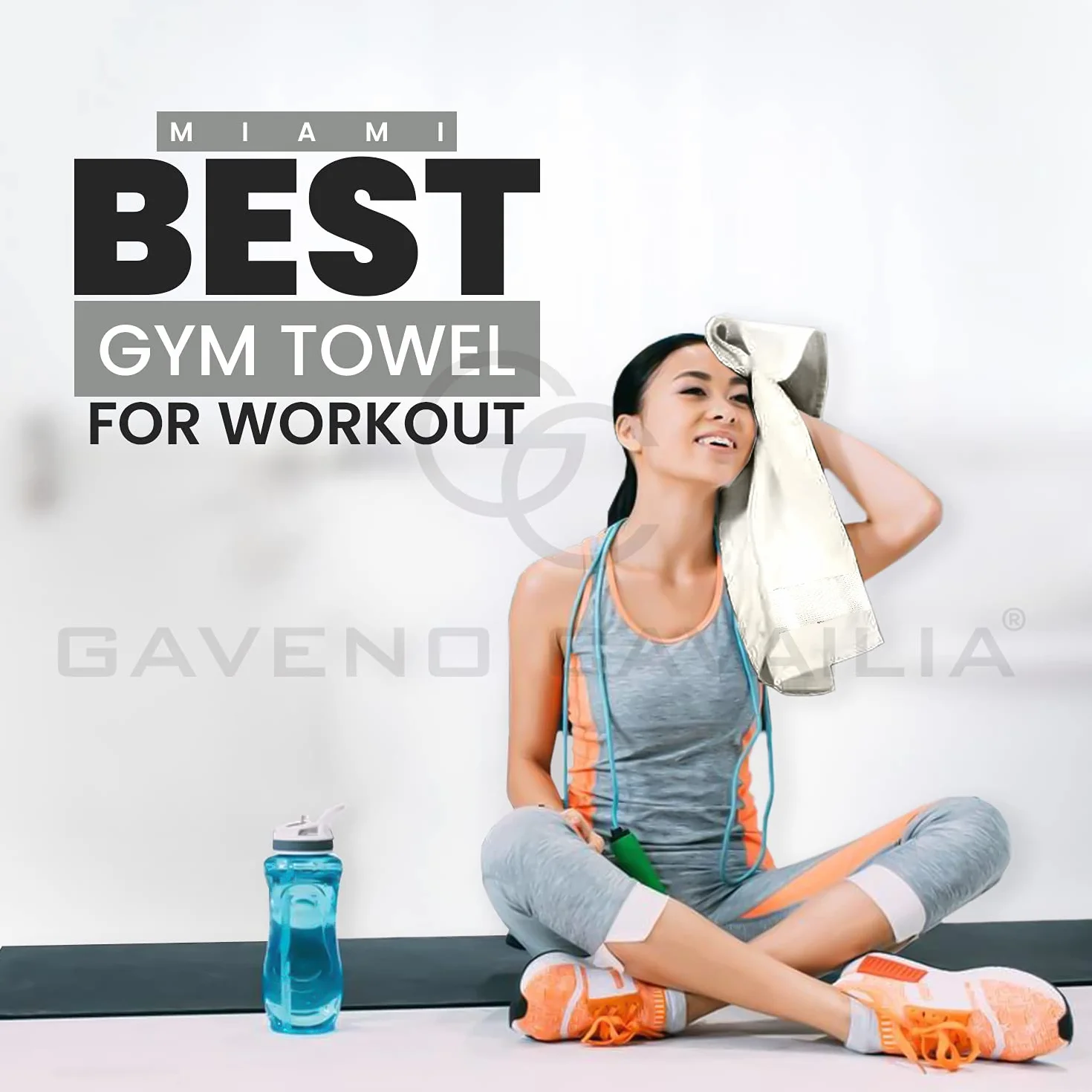 GC GAVENO CAVAILIA Ręczniki do rąk, do łazienki, 700 g/m², z egipskiej bawełny, jakość hotelowa, można prać w pralce, komplet 4 szt., 50 x 85 cm, kremowe