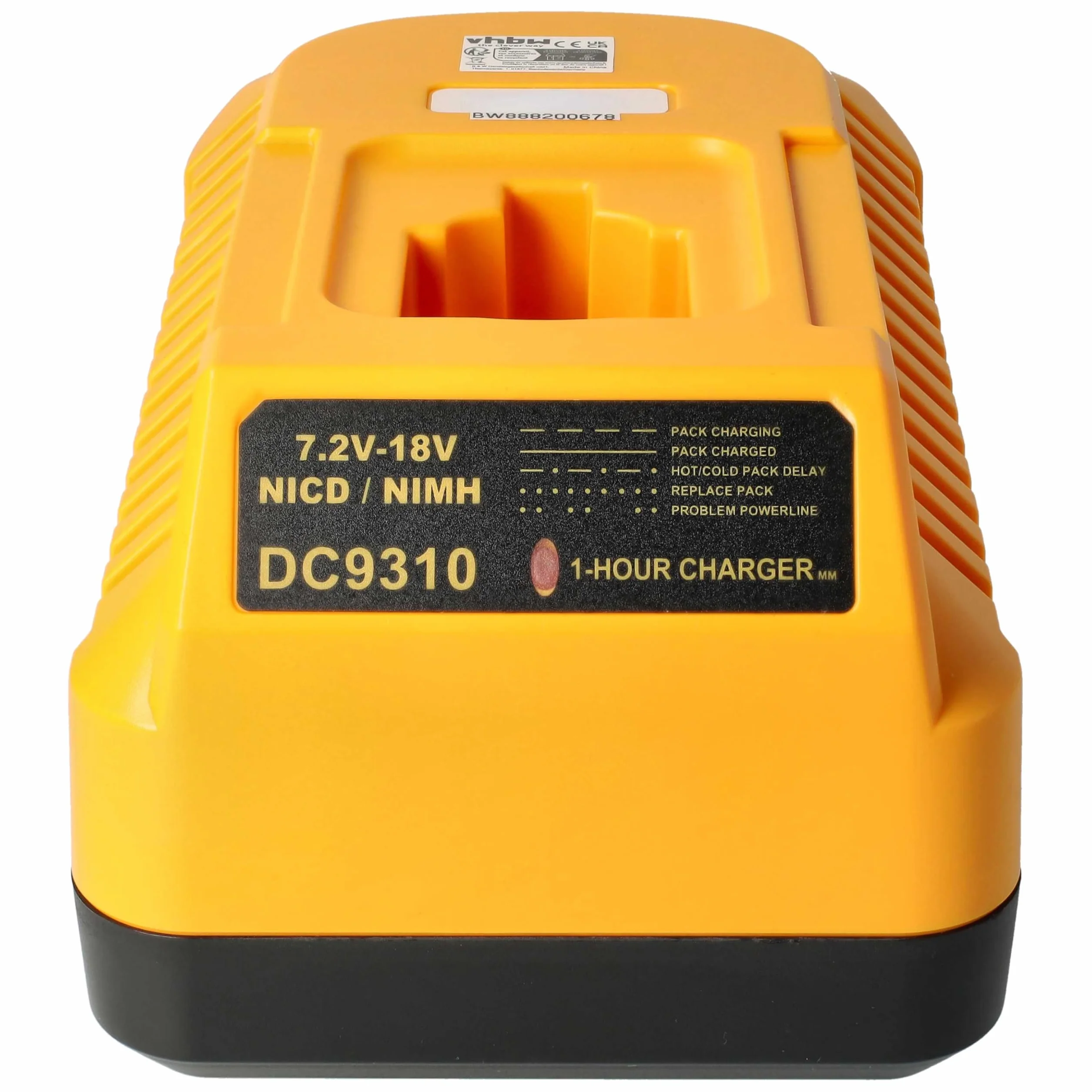 vhbw Ładowarka kompatybilna z narzędziami Dewalt DE9071, DE9074, DE9075, DE9085 z narzędziami NI-Cd, akumulatory NiMH