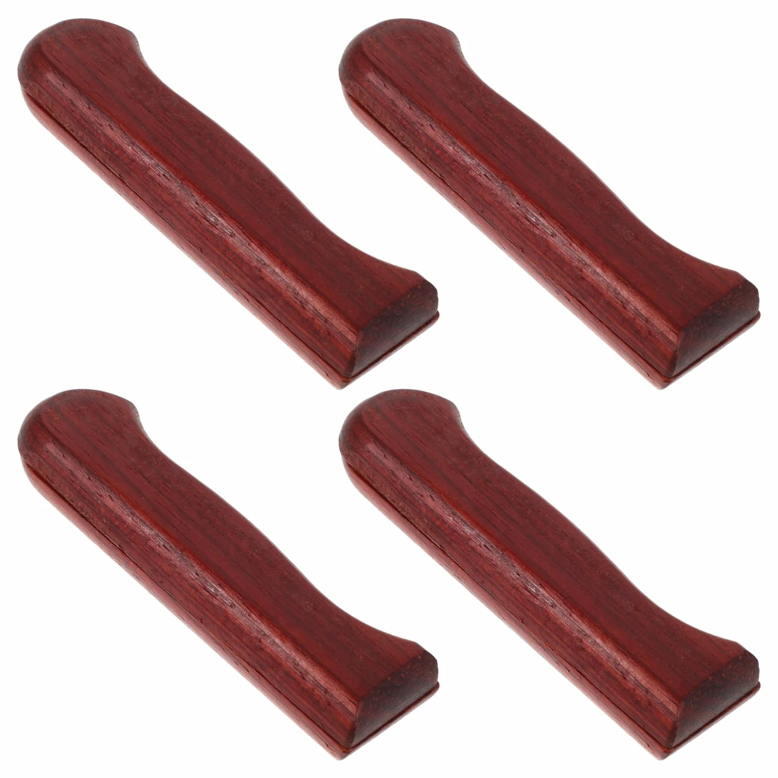 COLLBATH Wymienna Drewniana Rękojeść Noża Kuchennego z Ergonomicznym Uchwytem Odpowiednia Do Japońskich Noży Sashimi Trwały Uchwyt z Czerwonego Drewna Do Samodzielnego Montażu i Naprawy