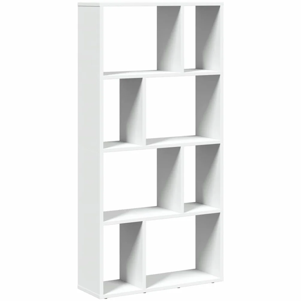 vidaXL Regał na książki biały 60x20x120,5 cm Drewno konstrukcyjne