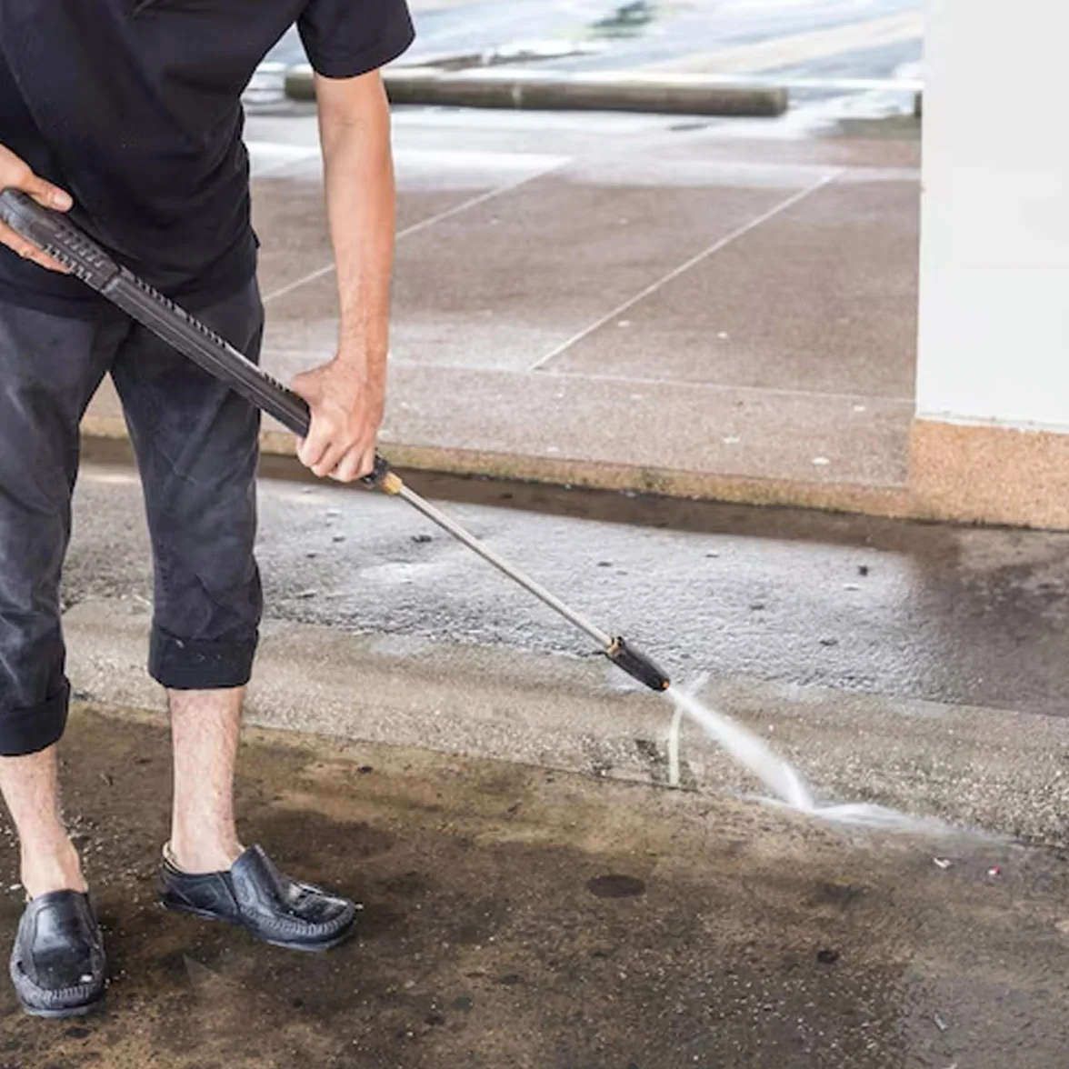 Zestaw przedłużaczy do myjki wysokociśnieniowej 4000 PSI, lanca do czyszczenia rynien z 5 końcówkami dysz do mycia samochodów i czyszczenia na zewnątrz