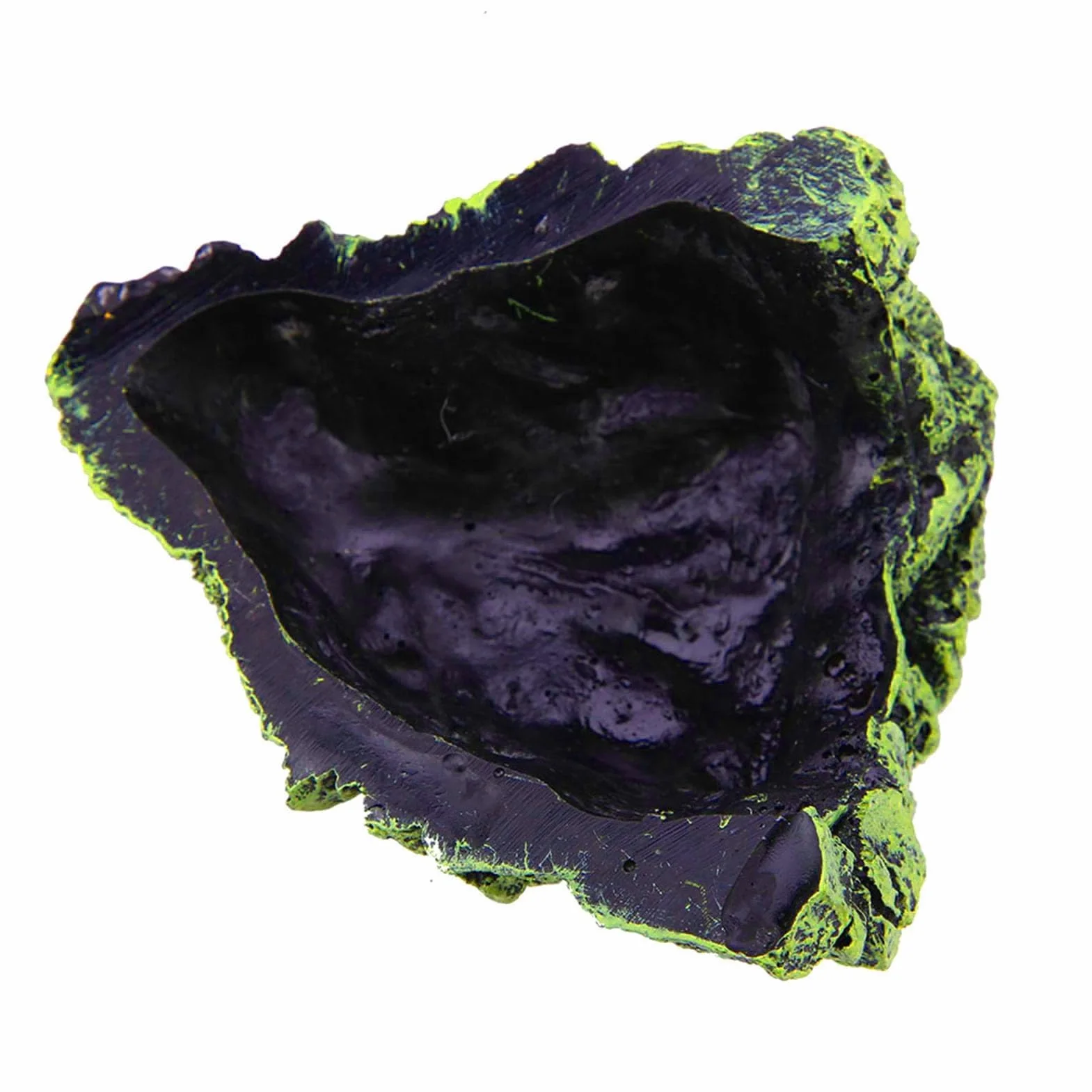 Kamienna Jaskinia Schronienie dla Żółwi Gadów Żab Ozdoba do Akwarium Żywiczna 12x11x6 cm