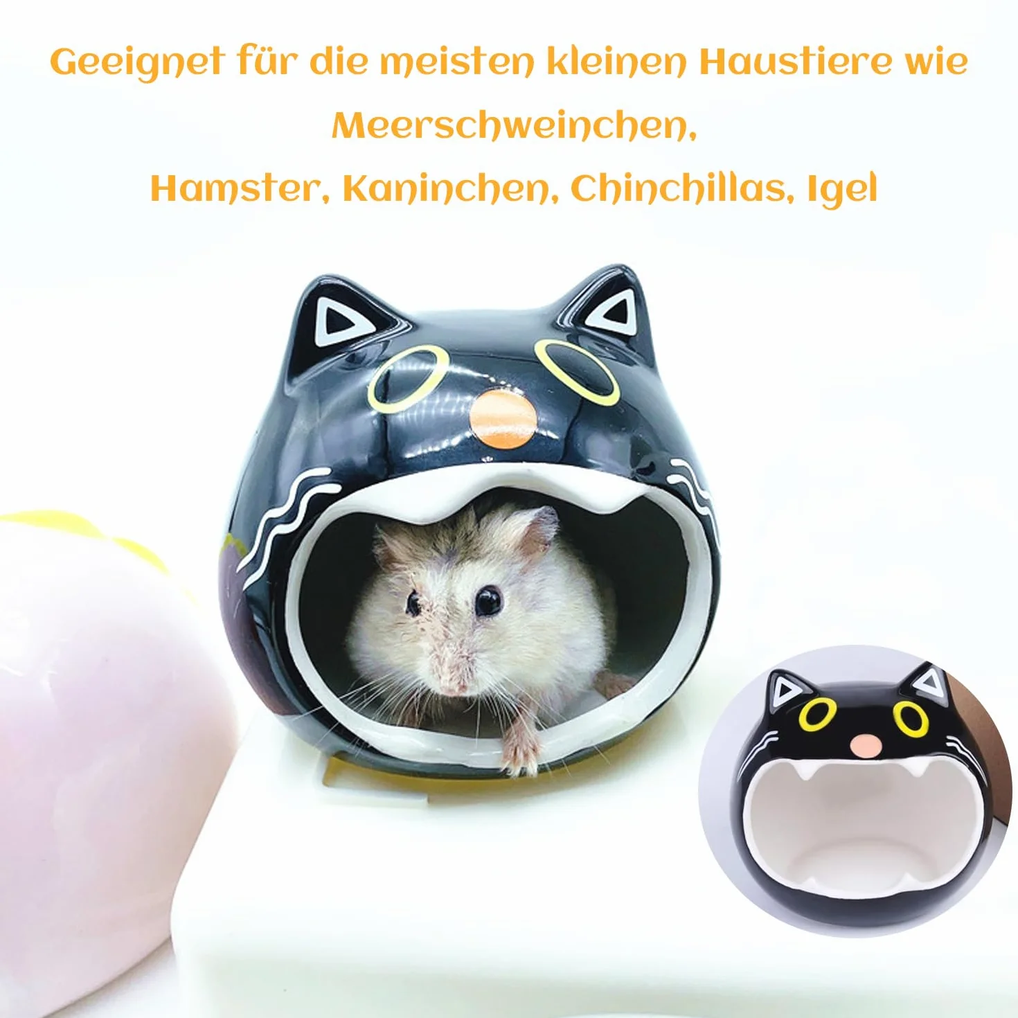 Ceramiczne gniazdo dla zwierząt domowych domek dla młodych ptaków myszy szynszyli małe