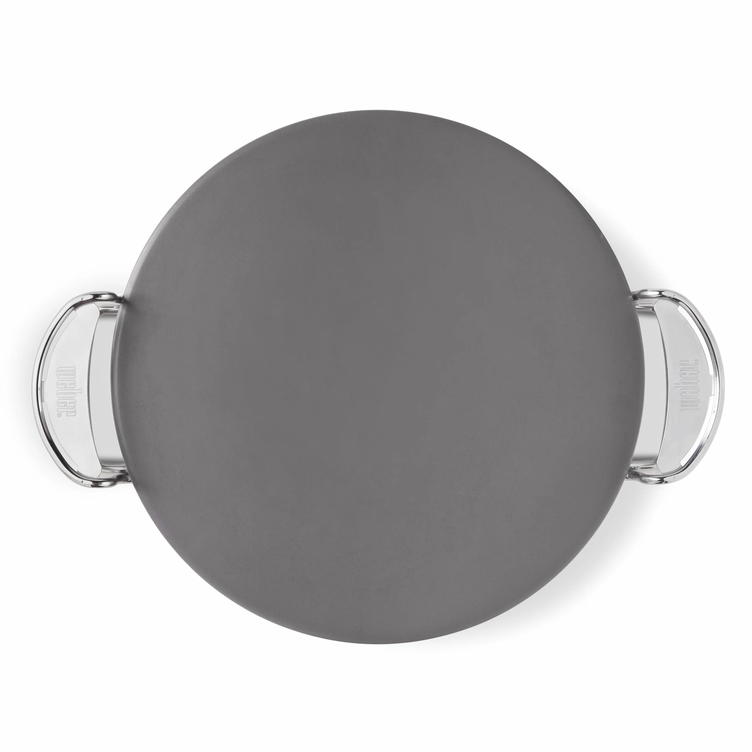 Weber Crafted Glazurowany Kamień do Pizzy, Odporny na Temperaturę, Równomiernie Magazynuje Ciepło, dla Chrupiącego Spodu Pizzy i Łatwego Czyszczenia, Kremowy (8861)