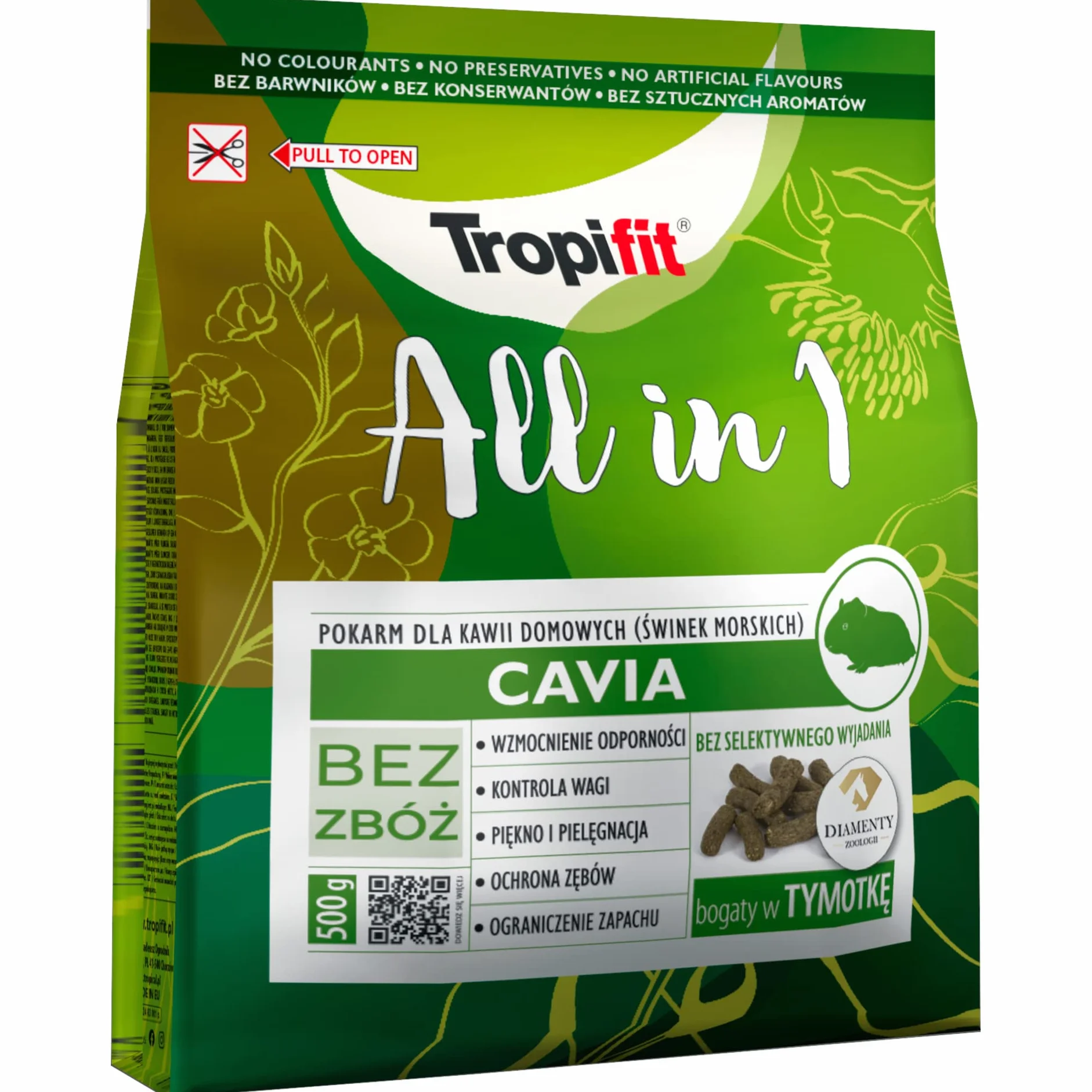 Tropifit 50622 All in 1 Cavia - karma dla kawii domowych (świnek morskich)
