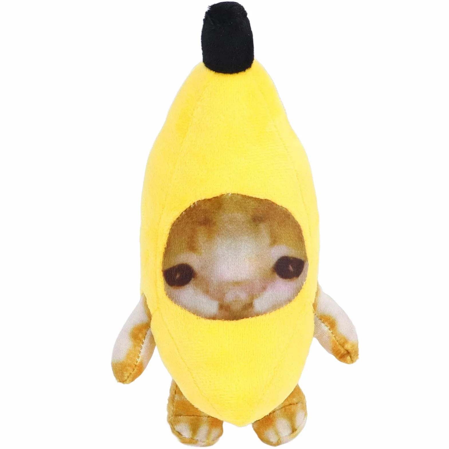 Pluszowy Kot Bananowy 20 cm Zabawna Dekompresja Miękki Pluszak