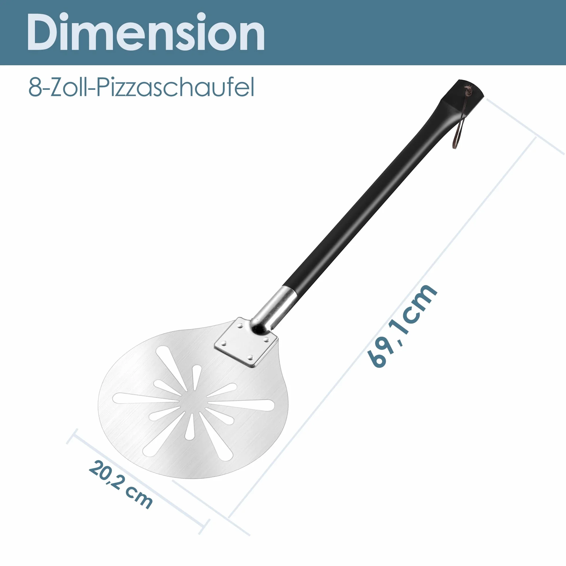 Herogo Peel do pizzy ze stali nierdzewnej – rozmiar 2