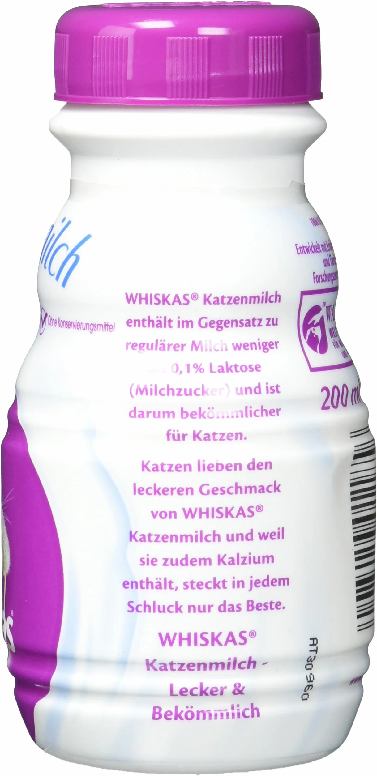 Whiskas Mleko dla kotów od 6 tygodni bez laktozy 6 x 200 ml