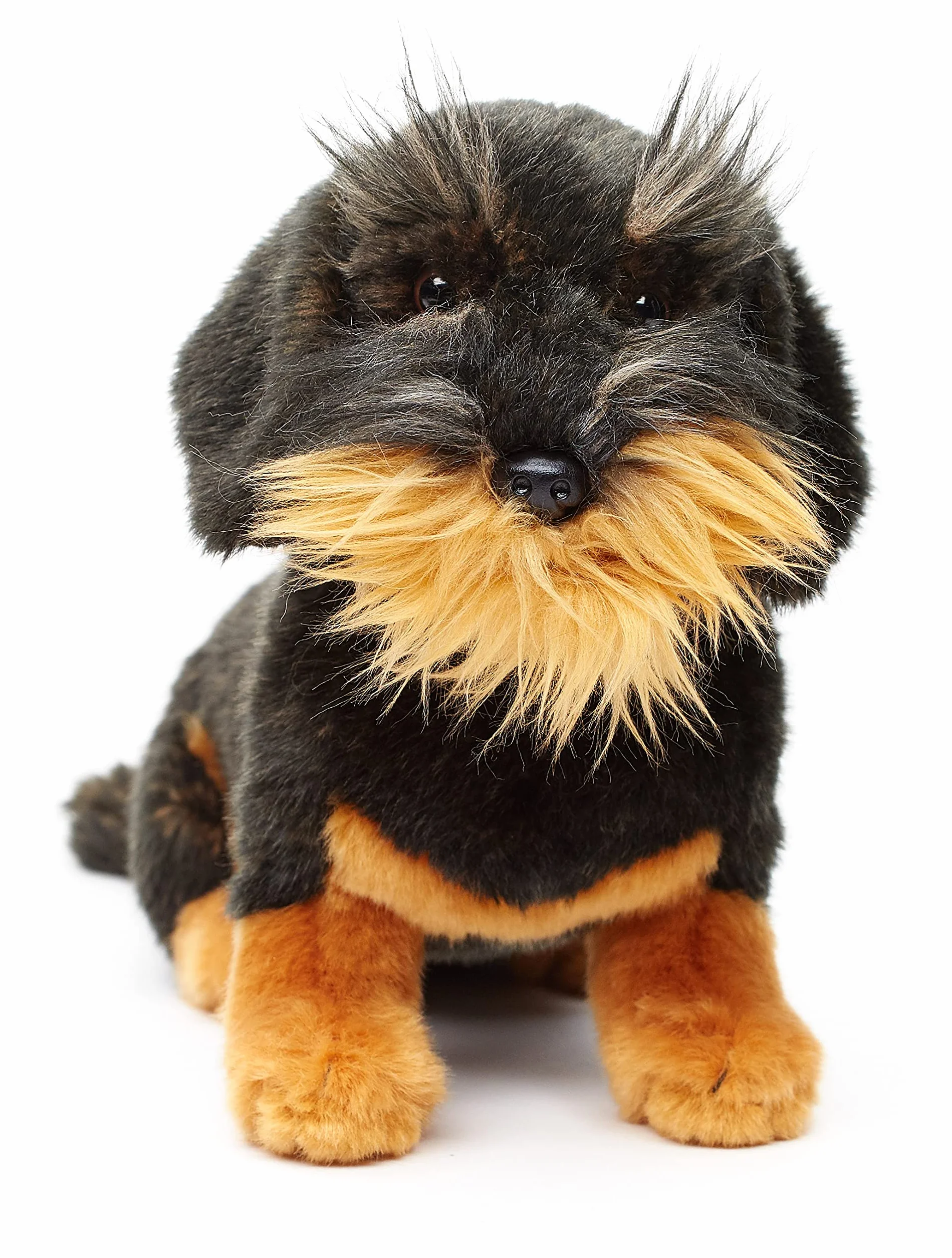 Uni-Toys - Rauhaardack, siedzący - 22 cm (wysokość) - pluszowy pies, jamnik, zwierzę domowe - pluszowe zwierzątko, przytulanka