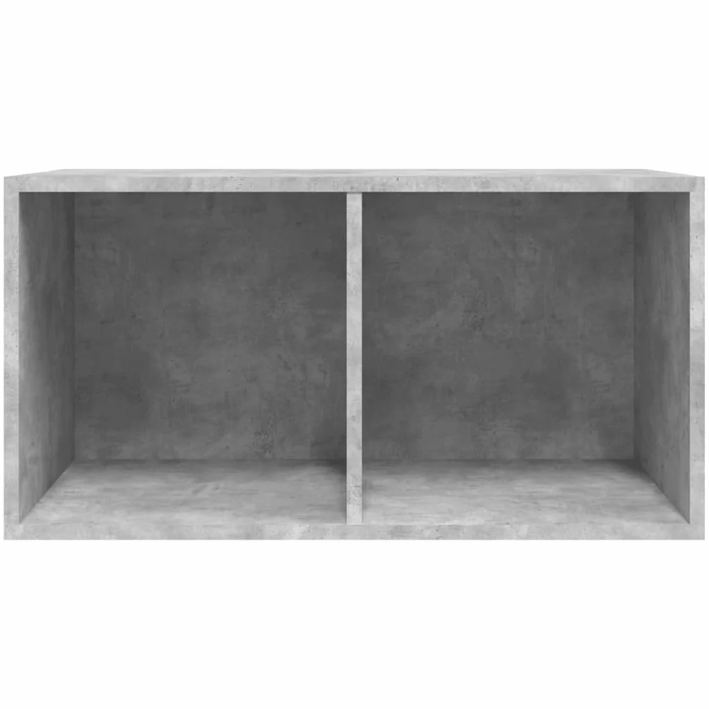 vidaXL Szafka na płyty winylowe, szarość betonu, 71x34x36 cm