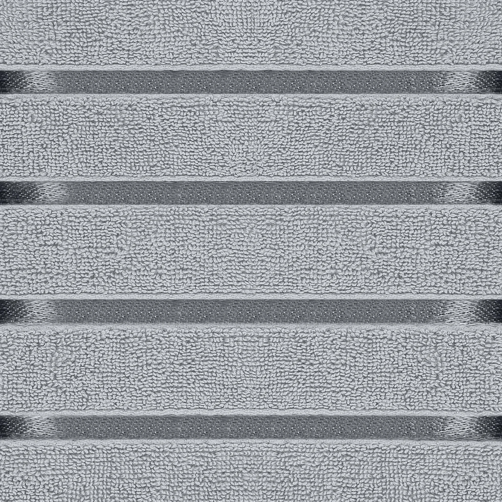 Utopia Towels Luksusowy zestaw 8 ręczników, 2 ręczniki kąpielowe, 2 ręczniki do rąk i 4 ściereczki, 97% bawełny Ring Spun, bardzo chłonne ręczniki (Chłodny szary)