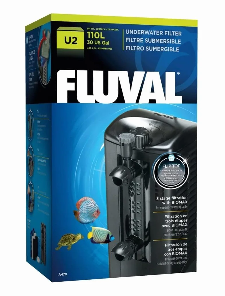 Fluval Filtr Wewnętrzny U do Akwariów, Czarny, L
