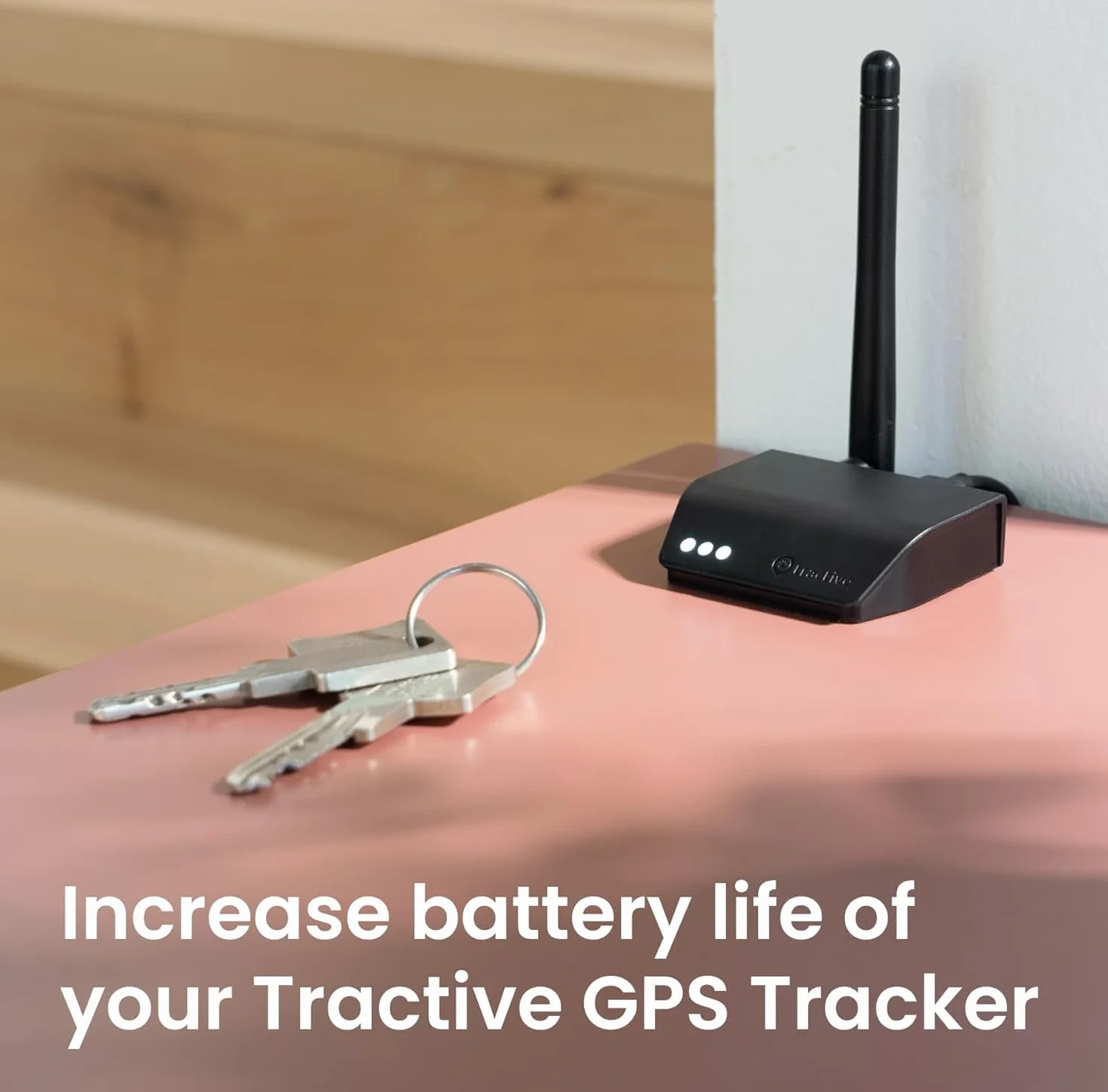 Tractive Stacja bazowa Oszczędzaj baterię lokalizatora GPS dla psa kota