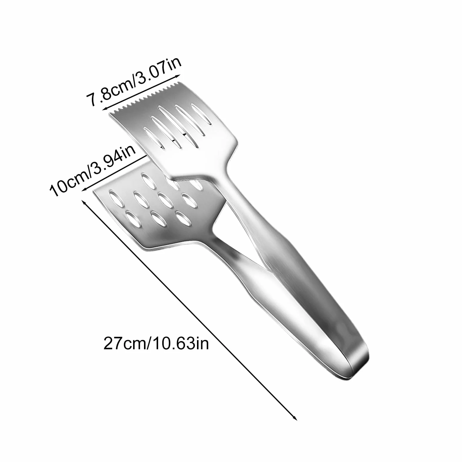 Szczypce do gotowania, szczypce do obracania ryb ze stali nierdzewnej, ergonomiczna konstrukcja, zapobiegające oparzeniom, wielofunkcyjne narzędzie kuchenne do grillowania w domu
