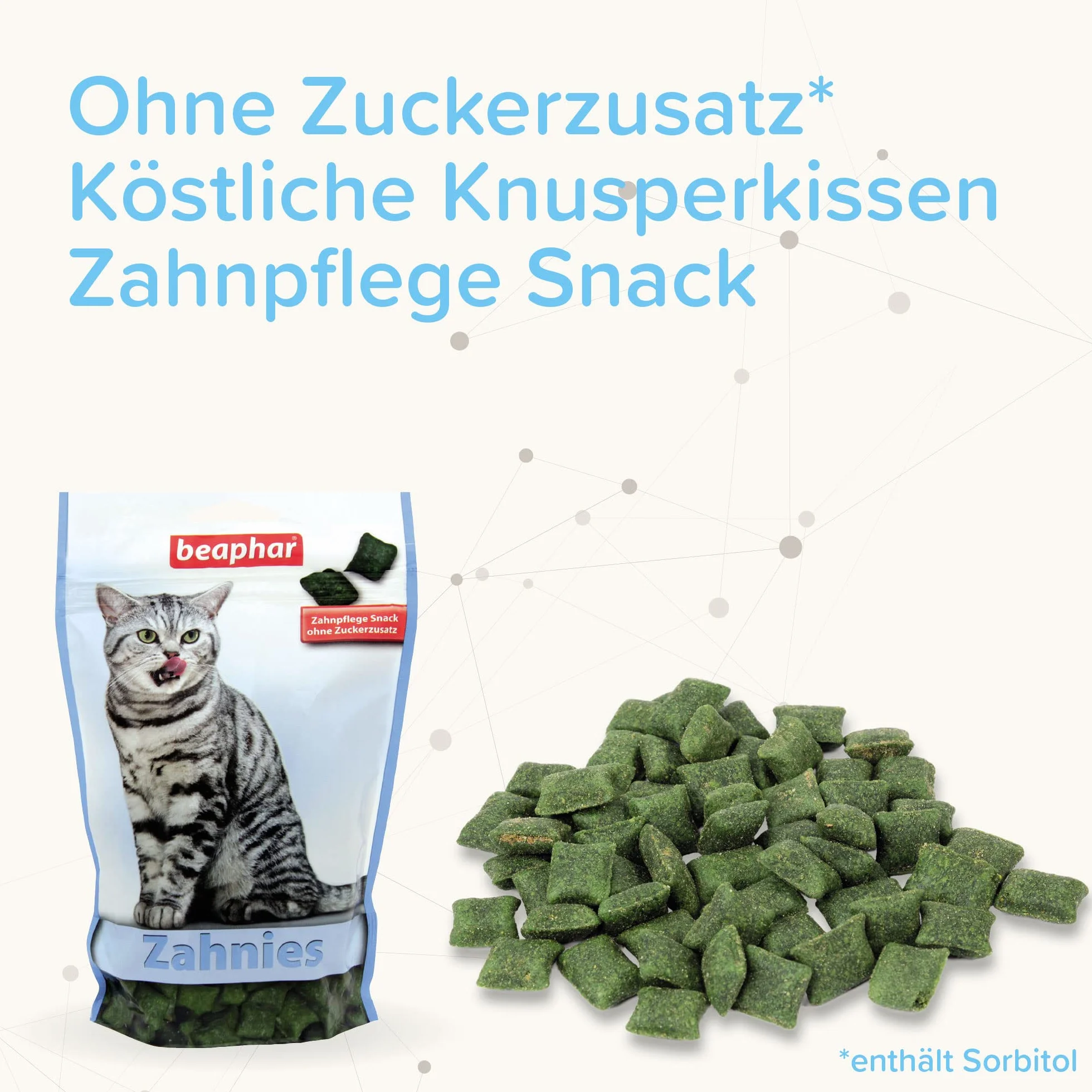 BEAPHAR Zęby dla kotów 150 g pielęgnacja zębów świeży oddech