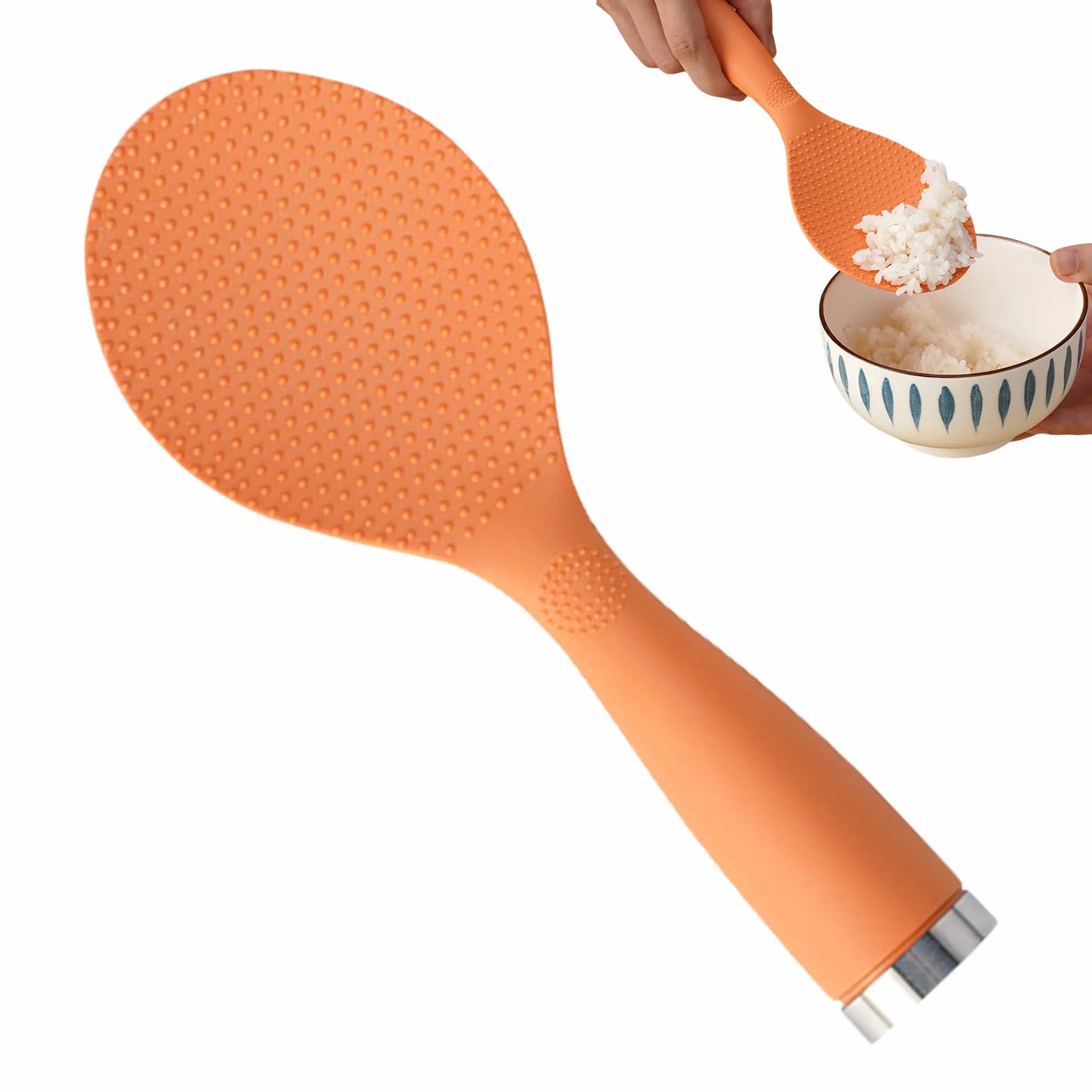 Łopatka do ryżu stojąca, łyżka do ryżu, łyżka | paleta do mycia w zmywarce do kuchni, ergonomiczna łyżka do gotowania, do jadalni, restauracji