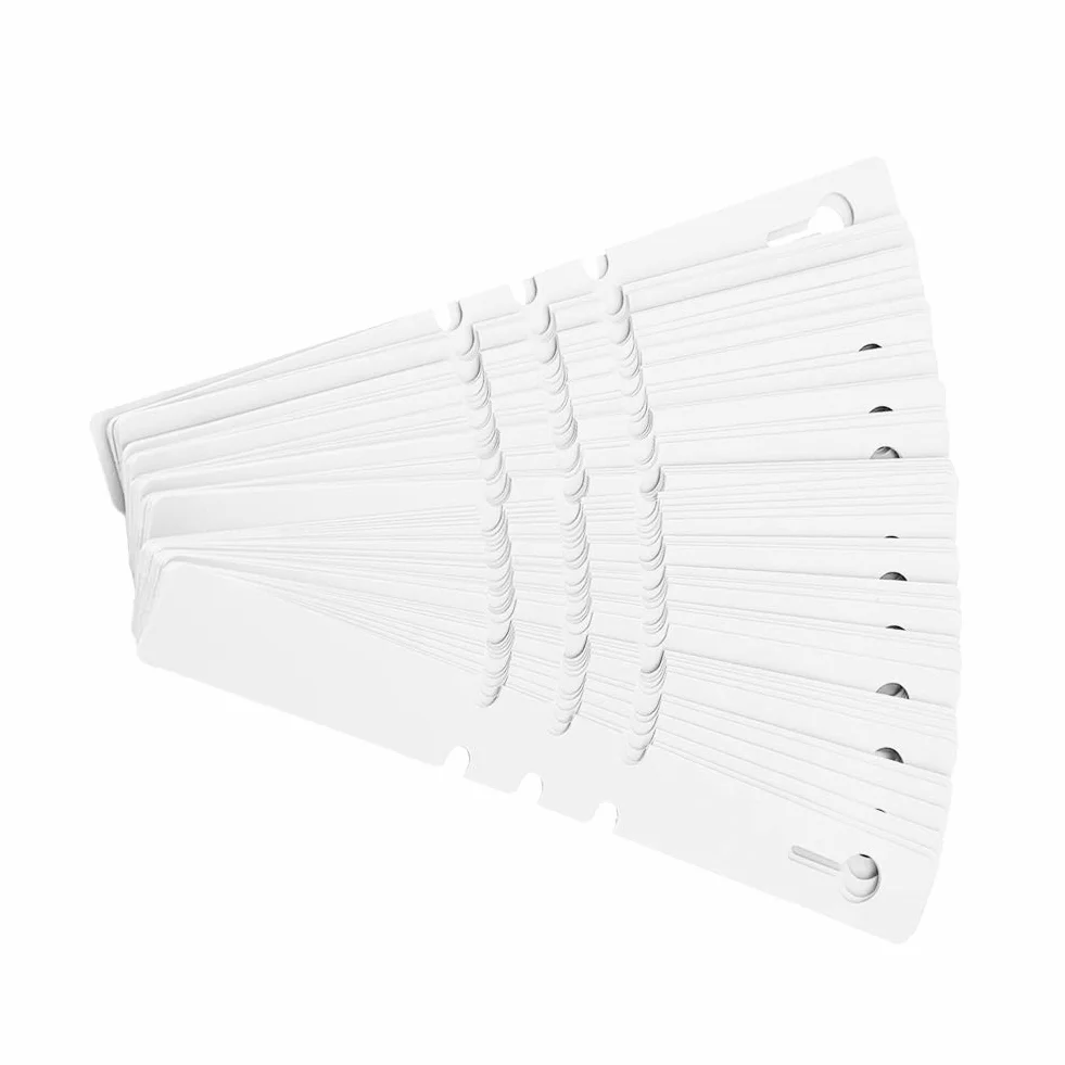 Plastikowe Znaczniki Roślin, 100 Szt. Etykiety Roślinne, Biały, Owinięte Wokół Znaczników Drzew, Wiszący Znacznik Drzewa, Dla Ogrodu, Dla Ogrodnictwa, Dla Parku, Dla Drzew