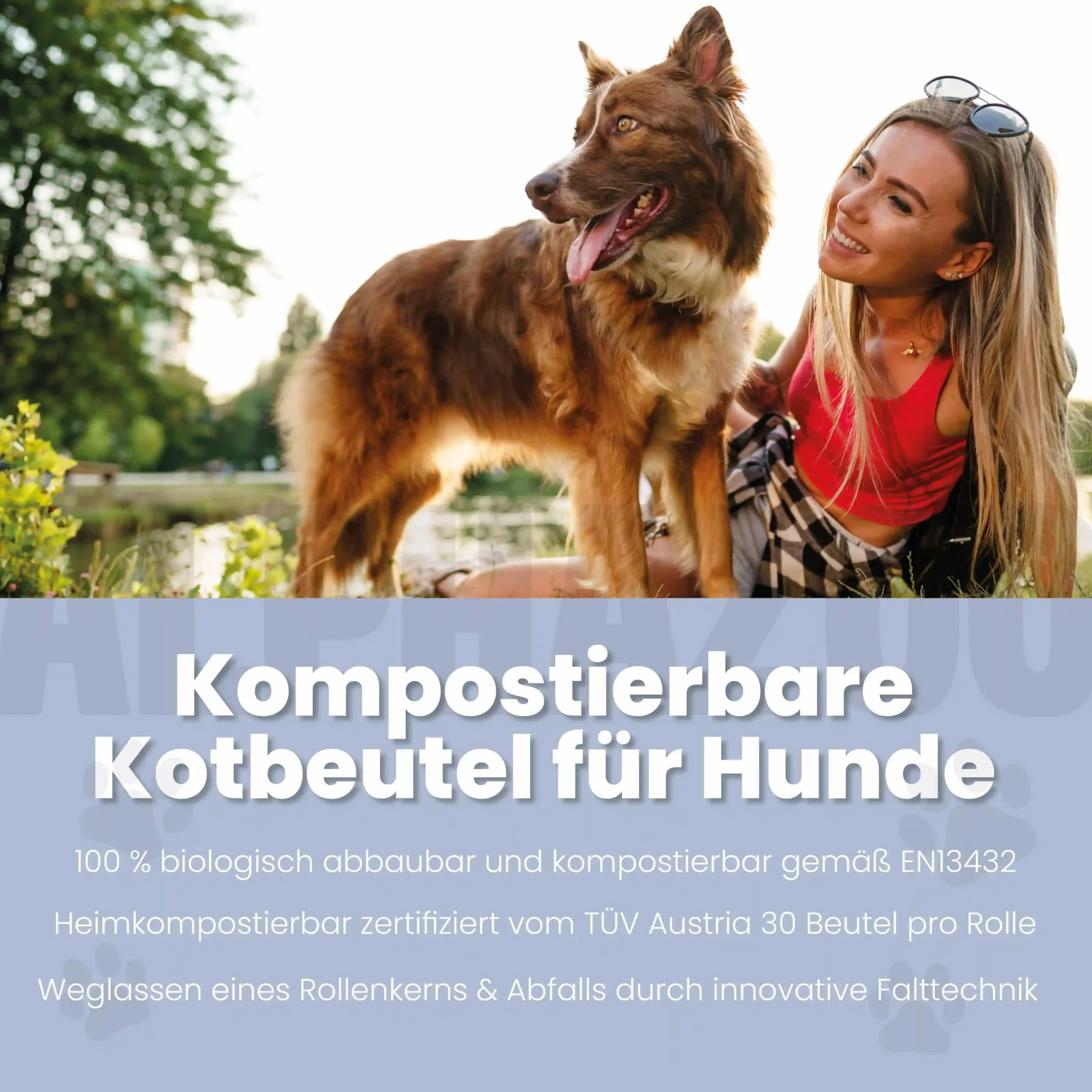 Alphazoo Worki na odchody dla psów biologiczne rozkładalne 120 sztuk