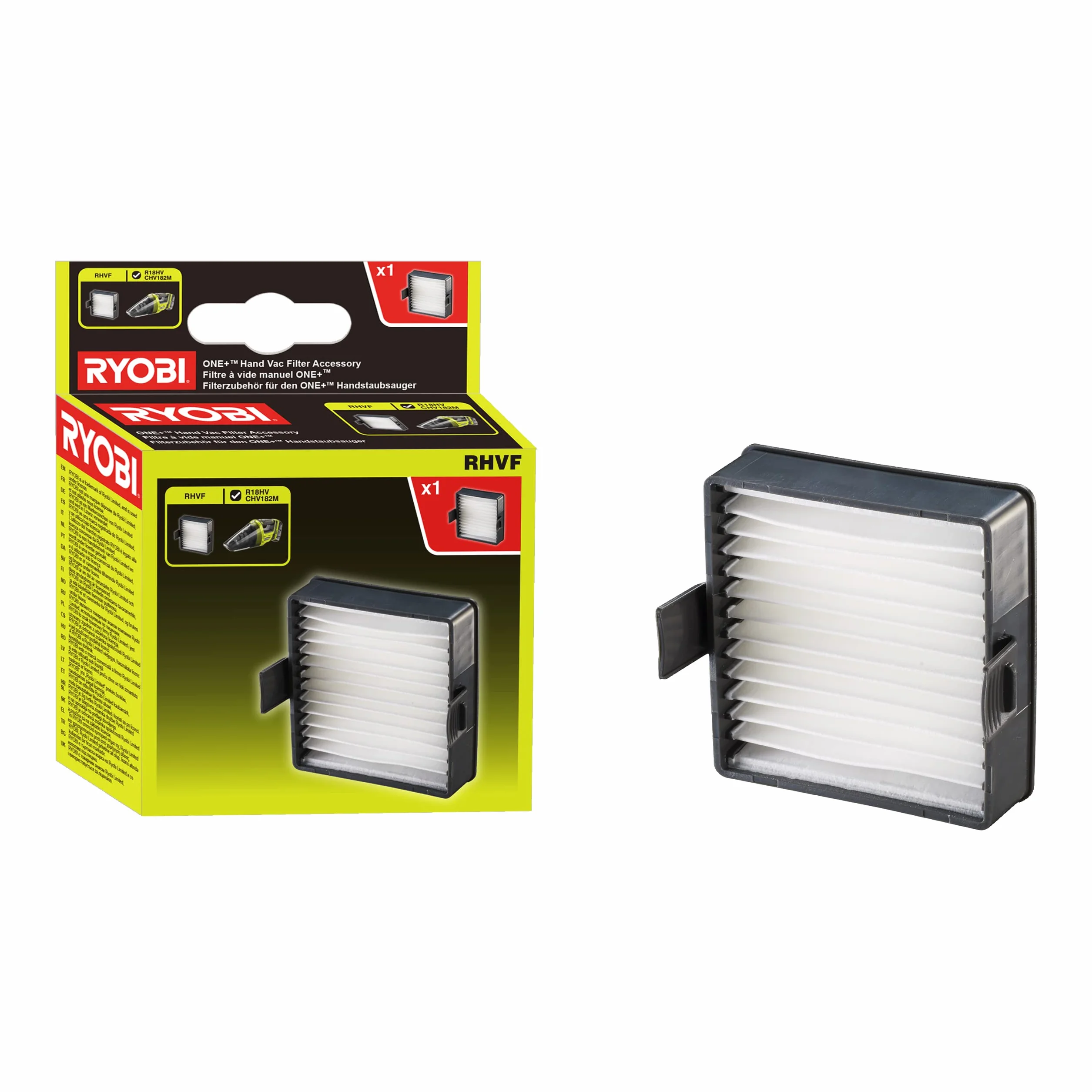 Ryobi Filtr do Odkurzacza Ręcznego, RHVF, Pasuje do R18HV