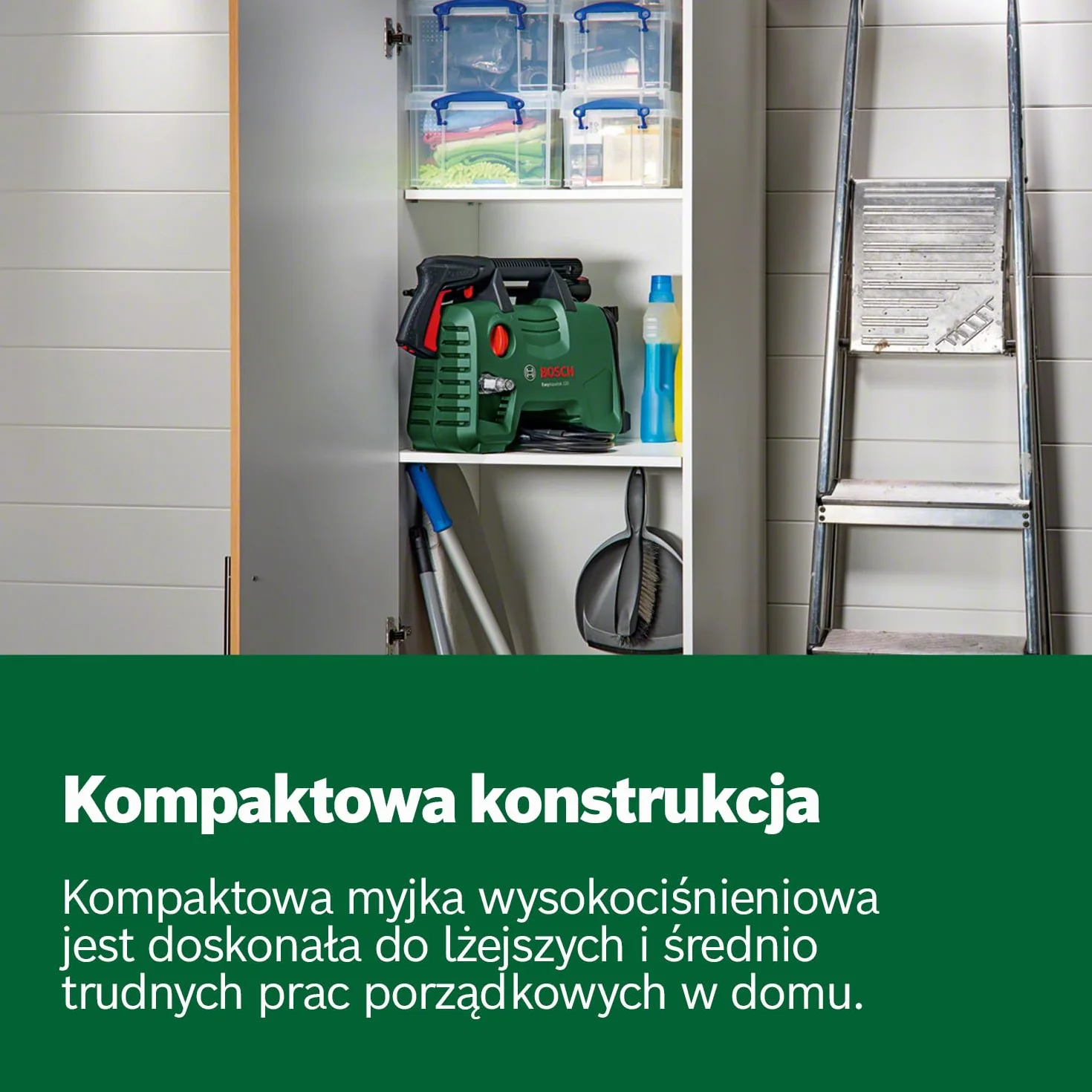 Bosch Home and Garden Easyaquatak 120 Premium Kit Myjka Ciśnieniowa, Zielony/Czarny, ‎40 x 20 x 37,5 cm; 4 kg