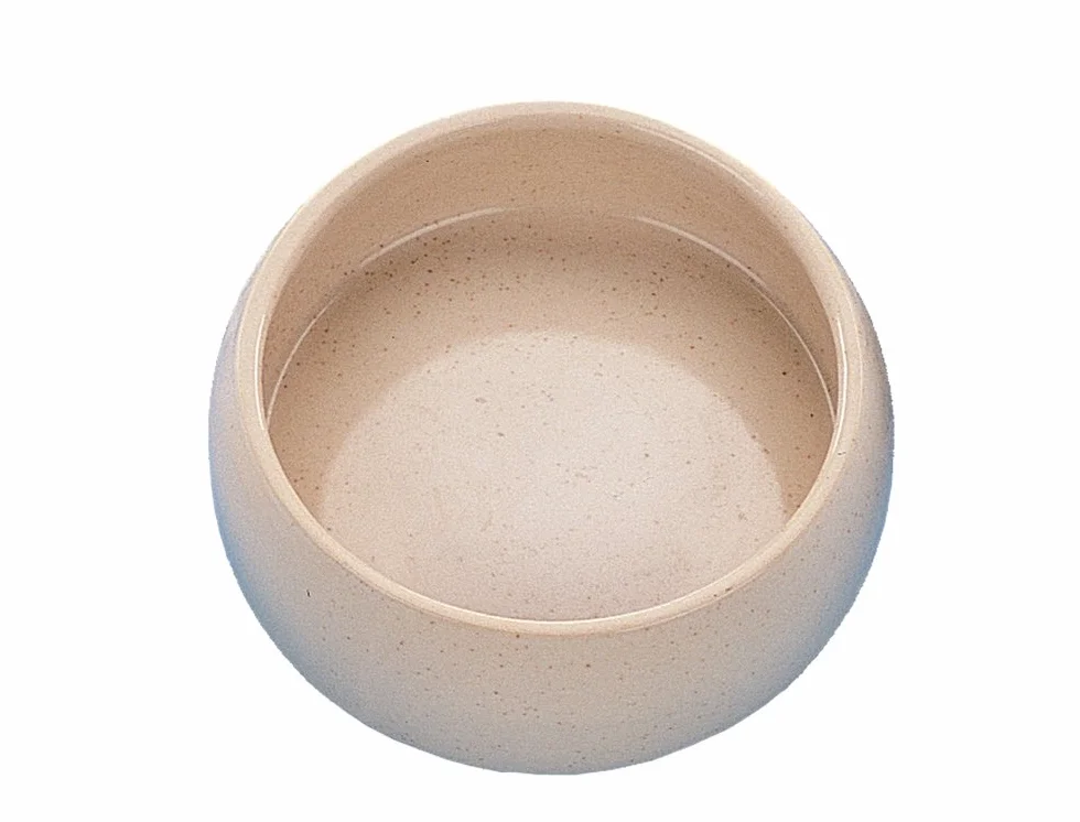 Nobby Ceramiczne koryto na karmę dla psów i kotów, 1000 ml, kremowe