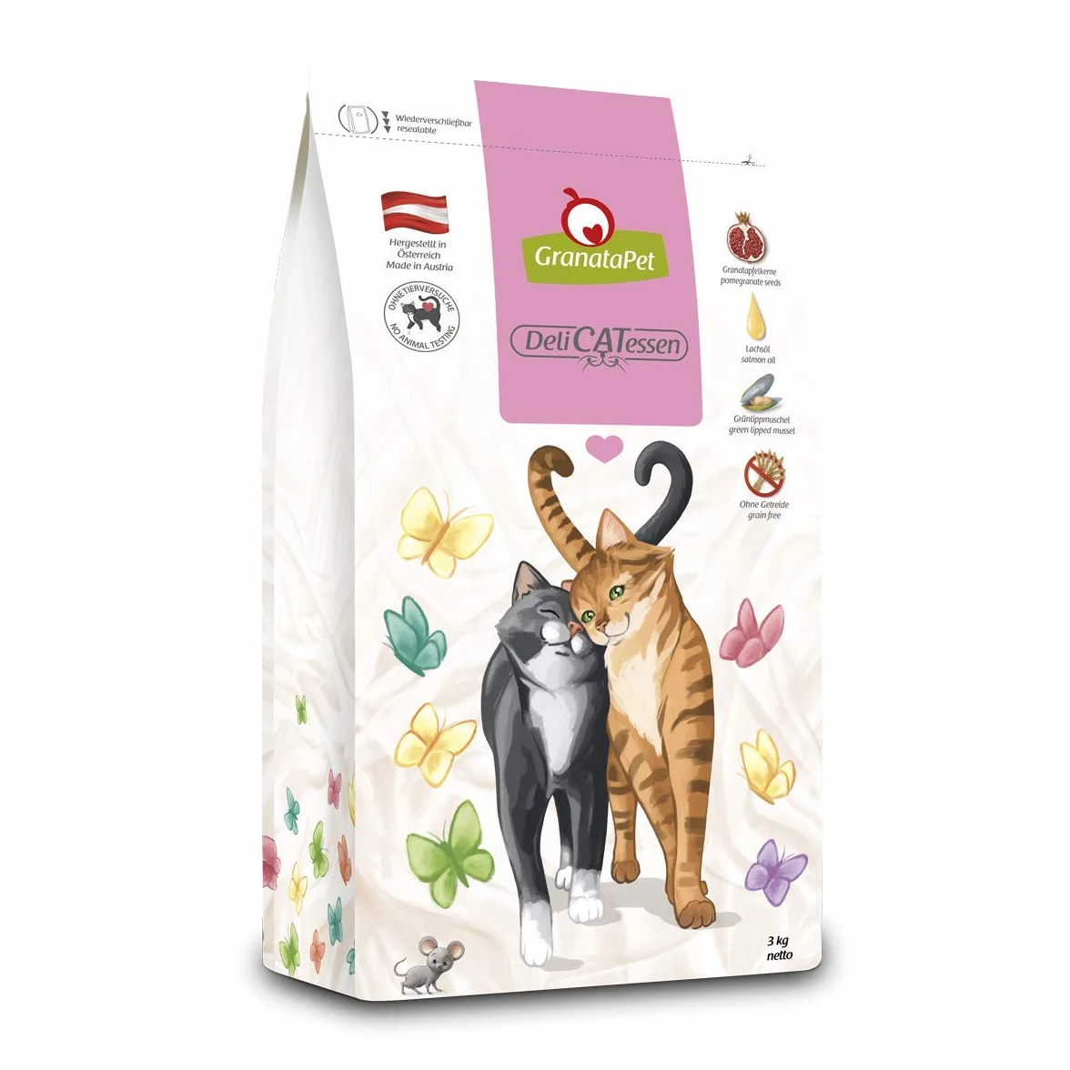 Granatapet Delicatessen Królik & Jagnięcina Sucha Karma dla Dorosłych Kotów 9 kg