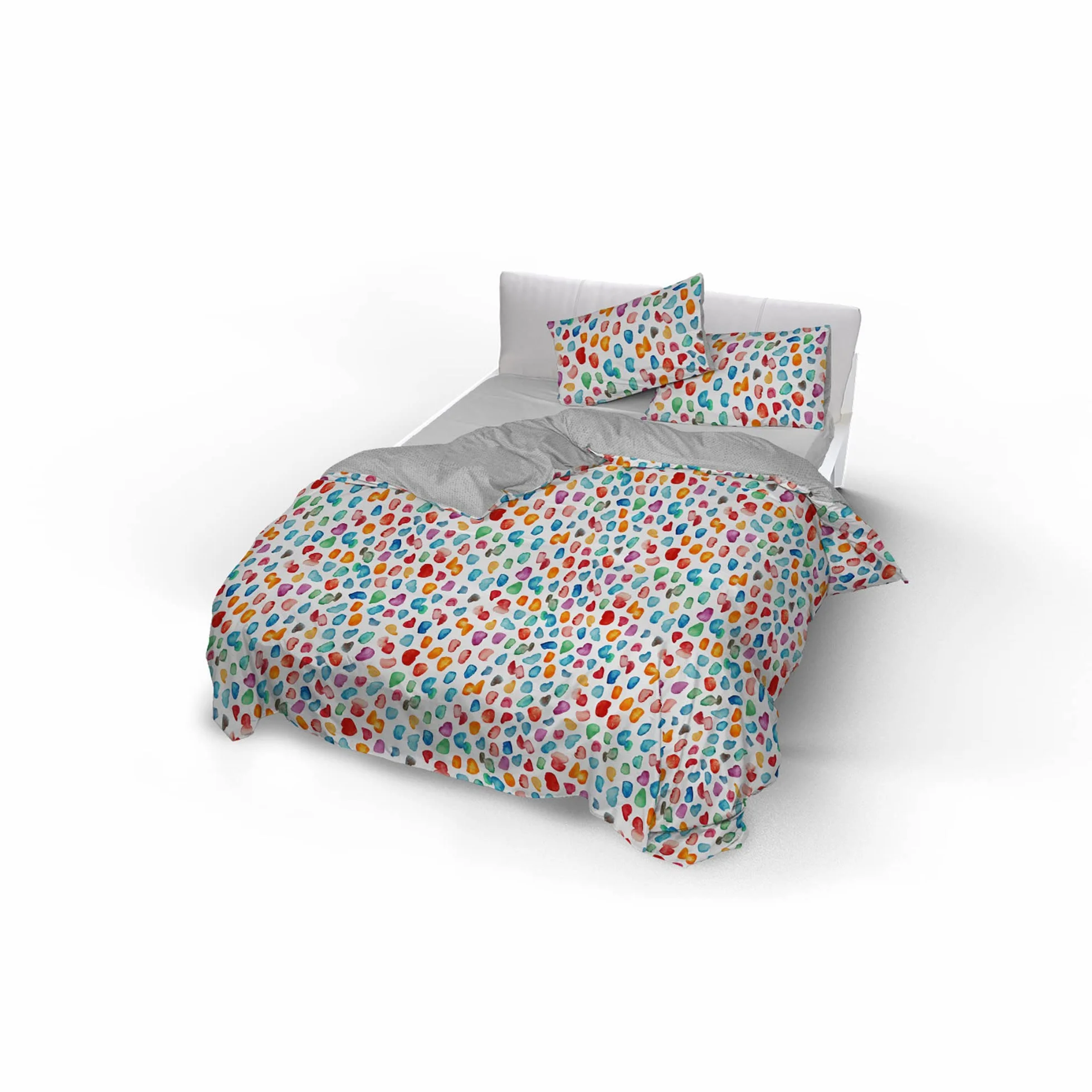 Italian Bed Linen CP-WT-01-2P poszewka na kołdrę Parure z nadrukiem cyfrowym, WT-01, podwójna