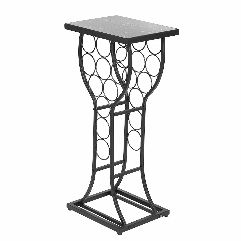 Uchwyt na wino, organizer na wino elegancki design Wysokiej jakości metal 11 butelek wina Wyświetlacz wina do domu